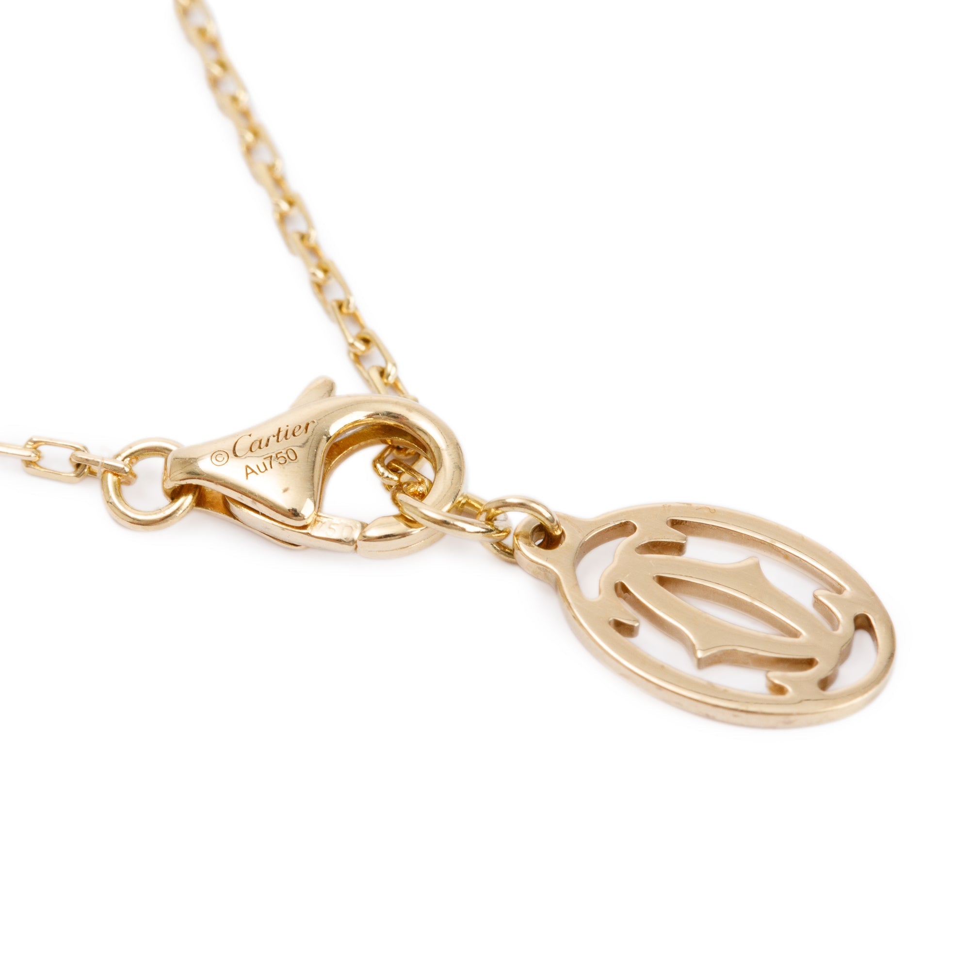 Cartier 18k Yellow Gold D'Amour Necklace, Small Model w/ Box