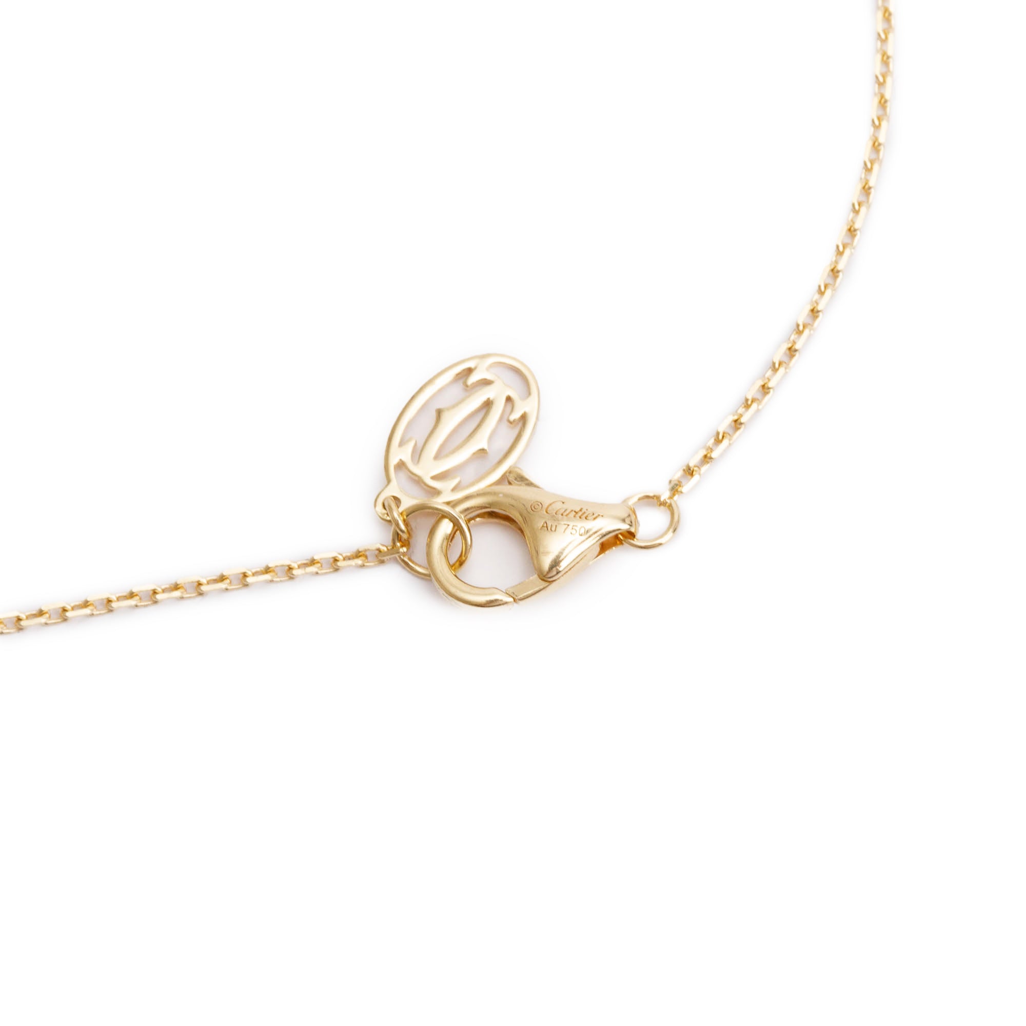 Cartier 18k Yellow Gold D'Amour Necklace, XS Model w/ Receipt