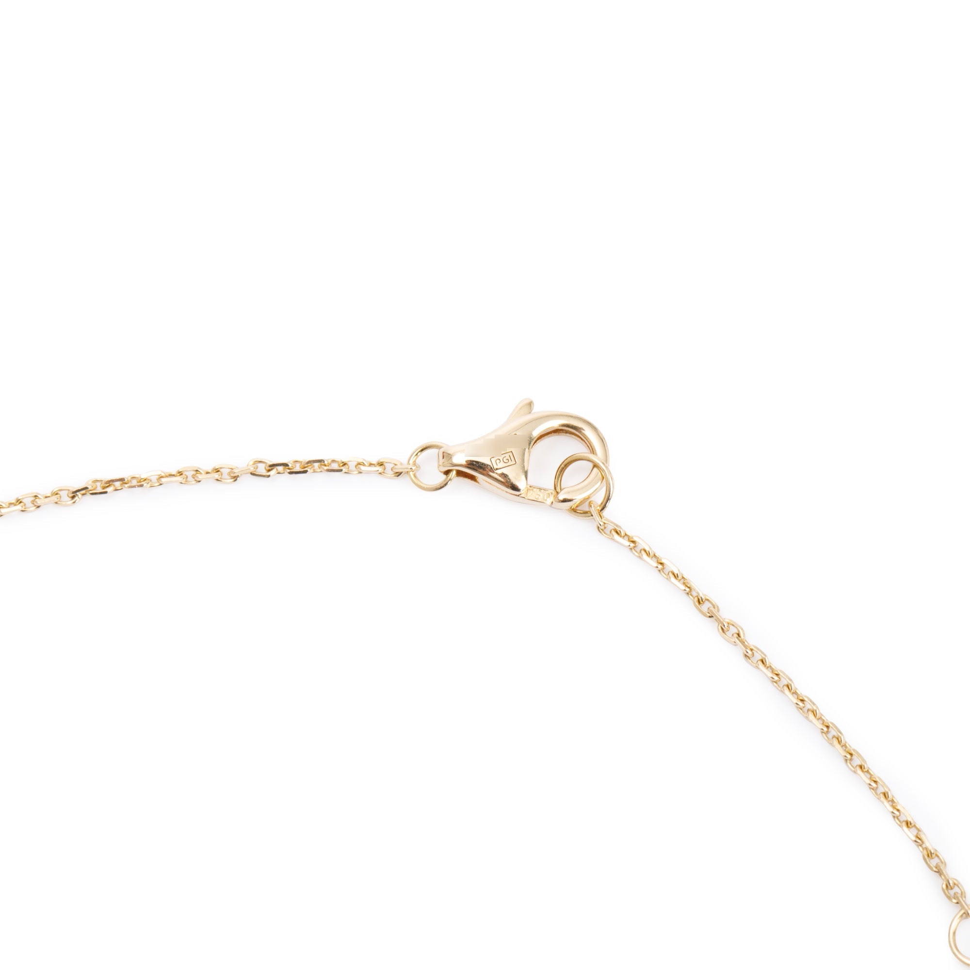 Cartier 18k Yellow Gold Diamond & Chrysoprase Amulette de Cartier Pendant Necklace, XS Model w/ Box & Certificate