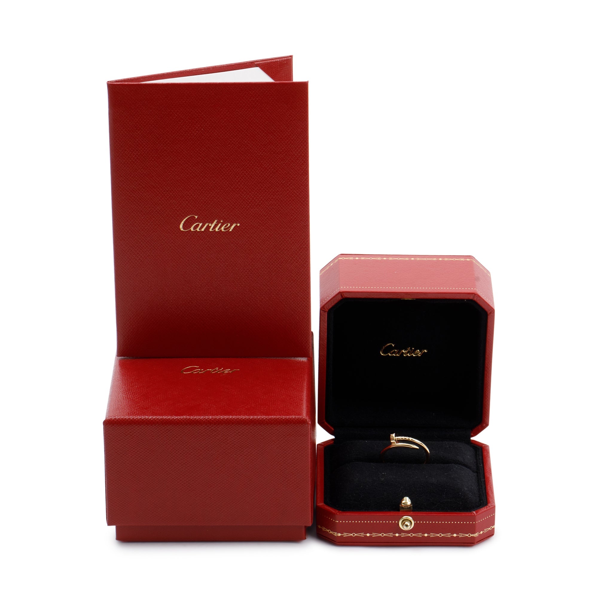 Cartier 18k Yellow Gold Juste Un Clou Ring, Small Model w/ Box & Certificate