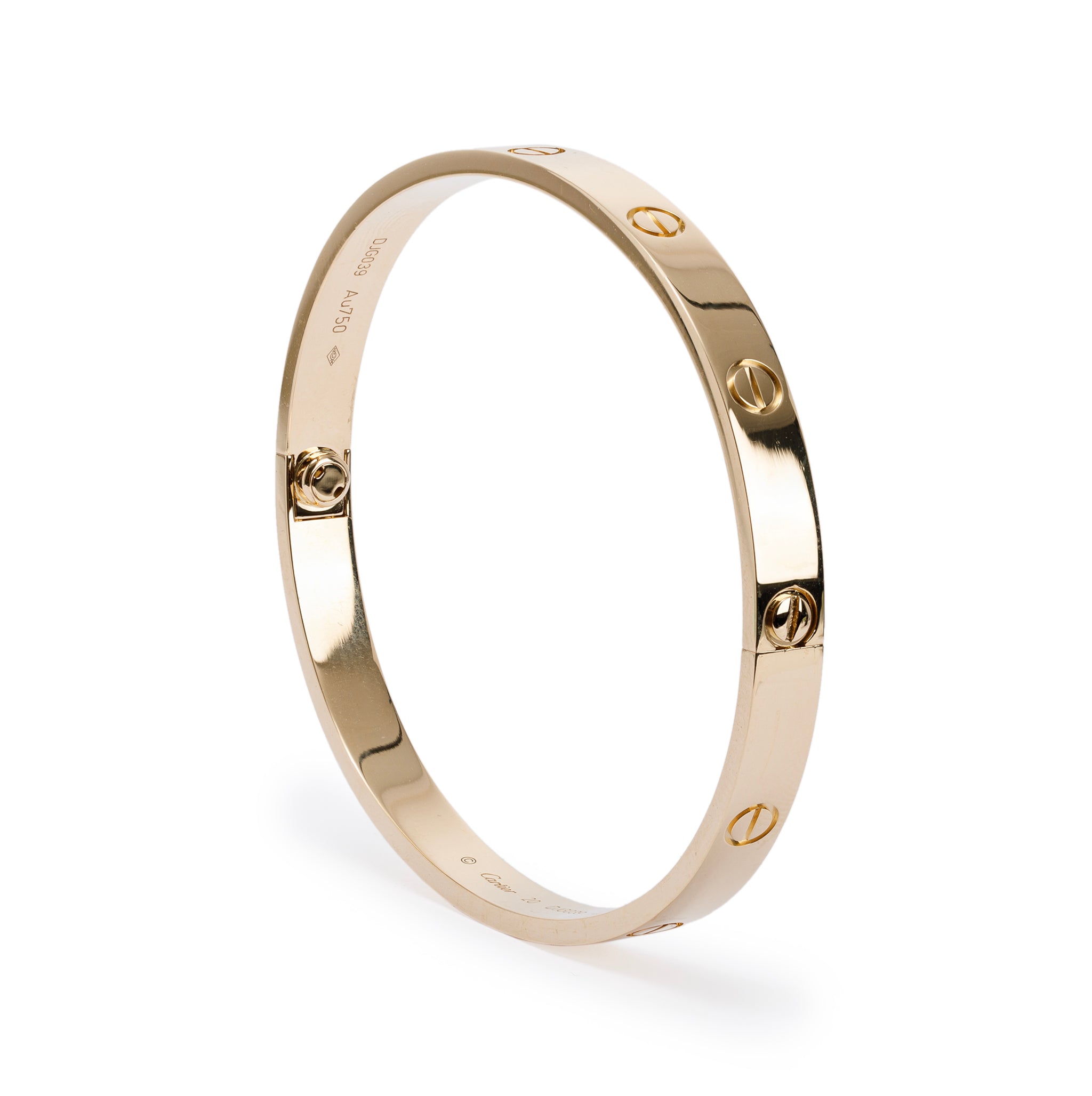 Cartier 18k Yellow Gold Love Bracelet w/ Box