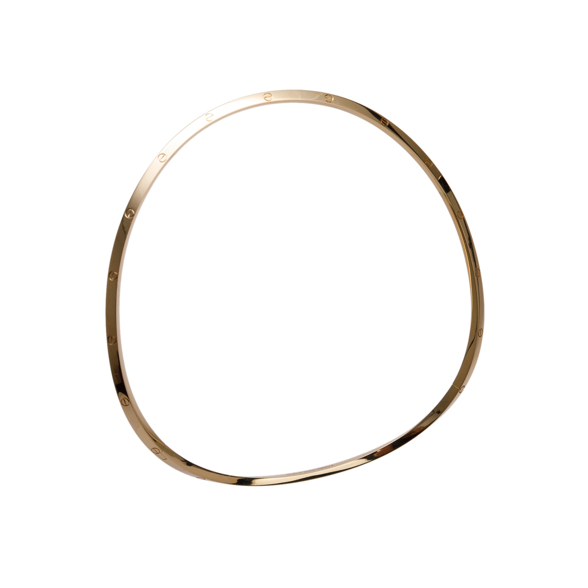 Cartier 18k Yellow Gold Love Necklace w/ Box
