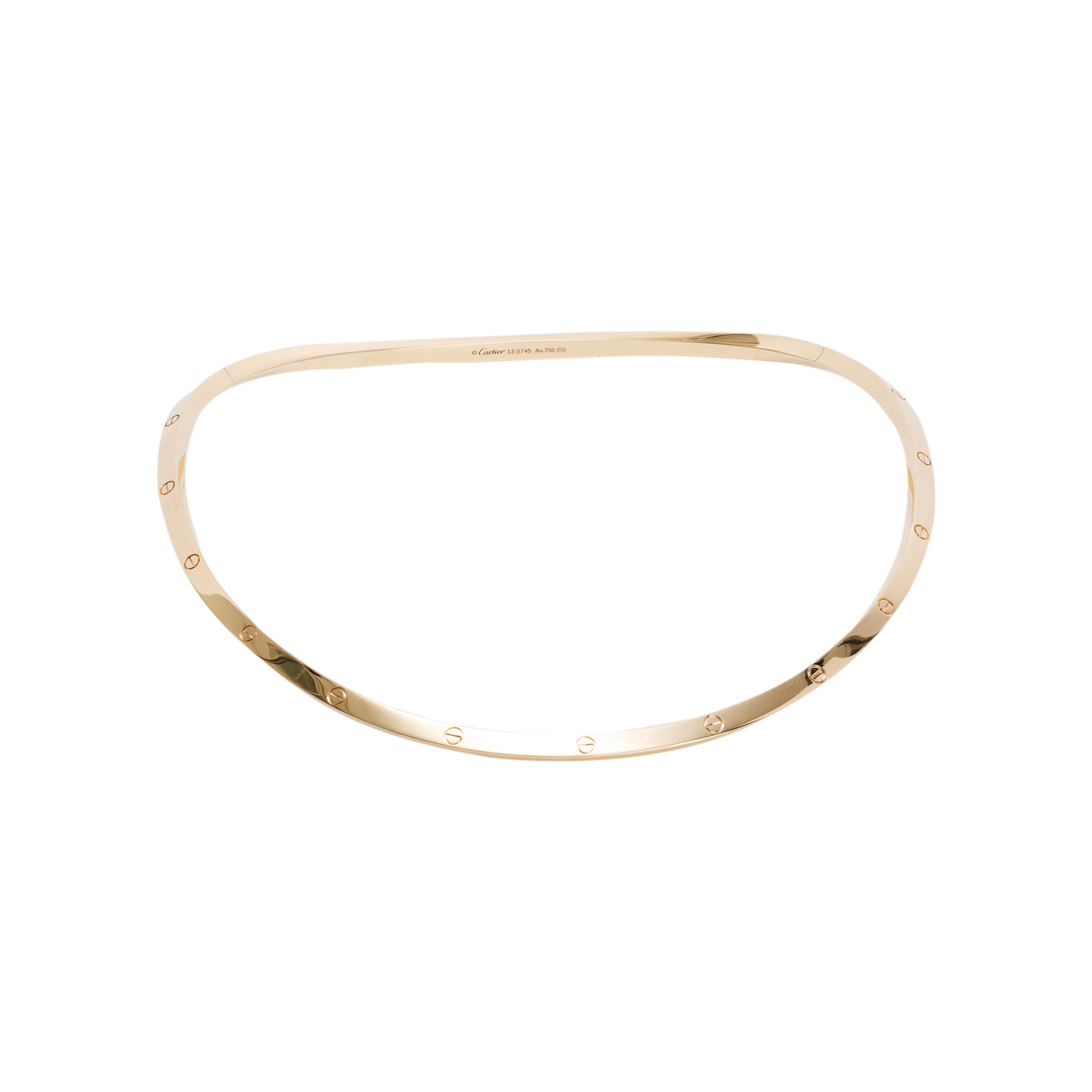 Cartier 18k Yellow Gold Love Necklace w/ Box