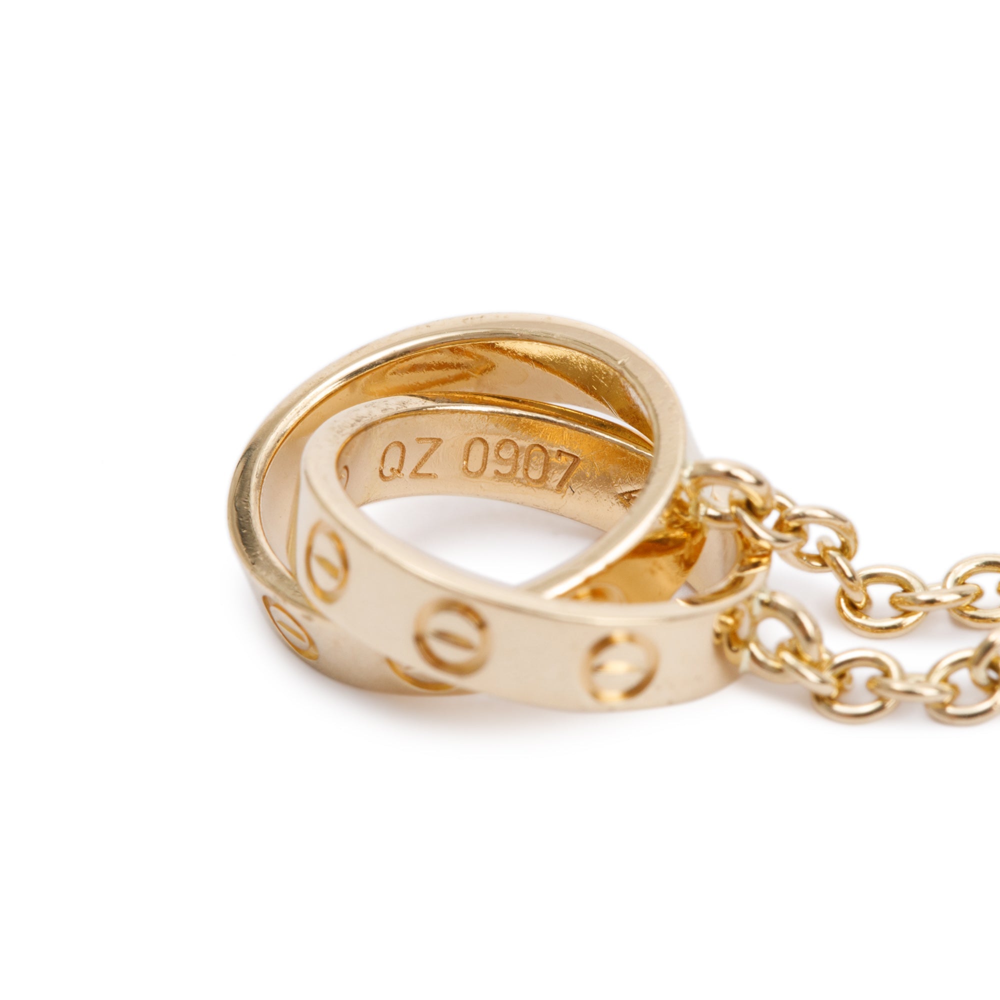 Cartier 18k Yellow Gold Love Necklace w/ Box