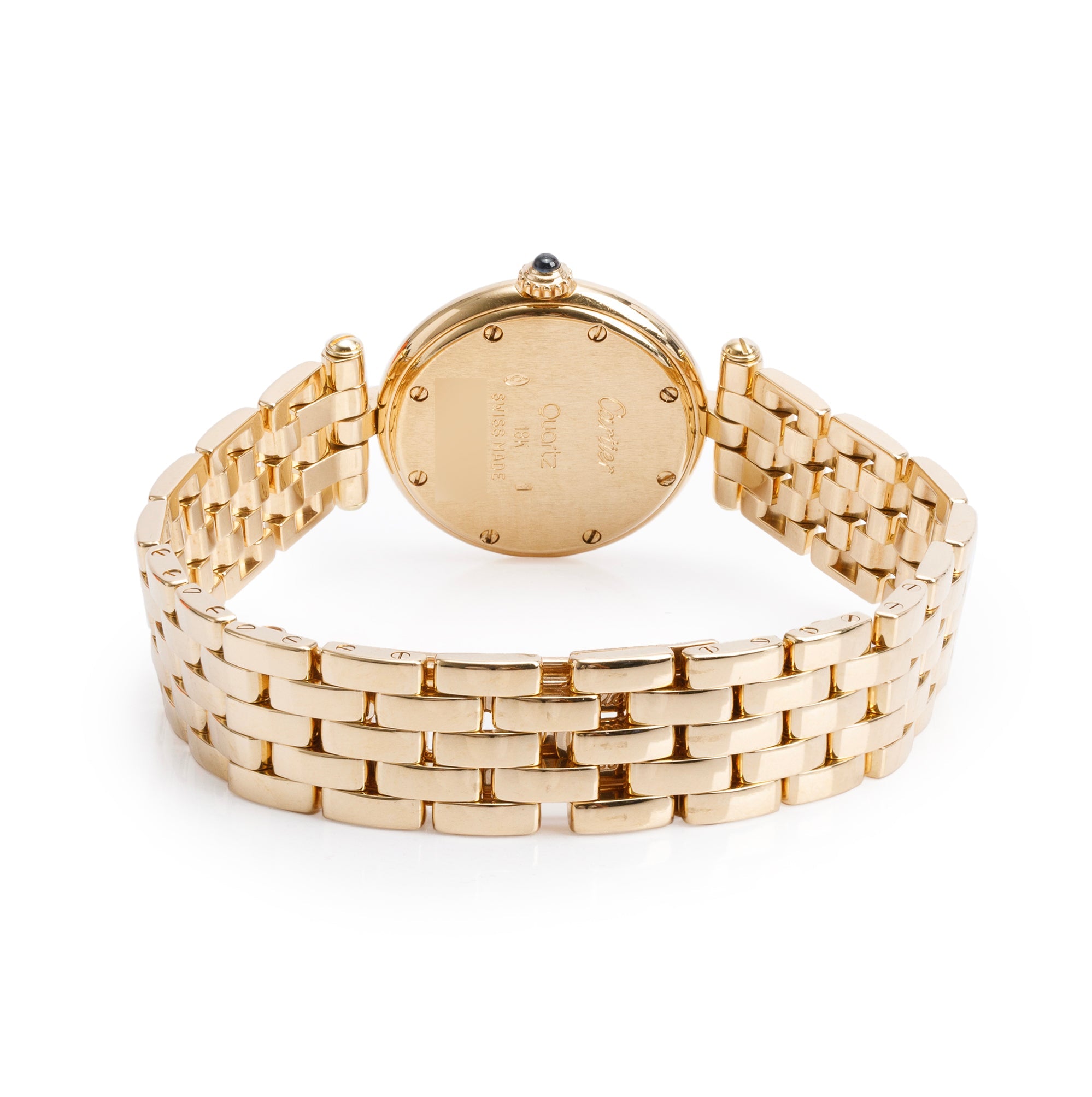 Cartier 18k Yellow Gold Panthere De Cartier Vendome 24 MM Watch w/ Papers