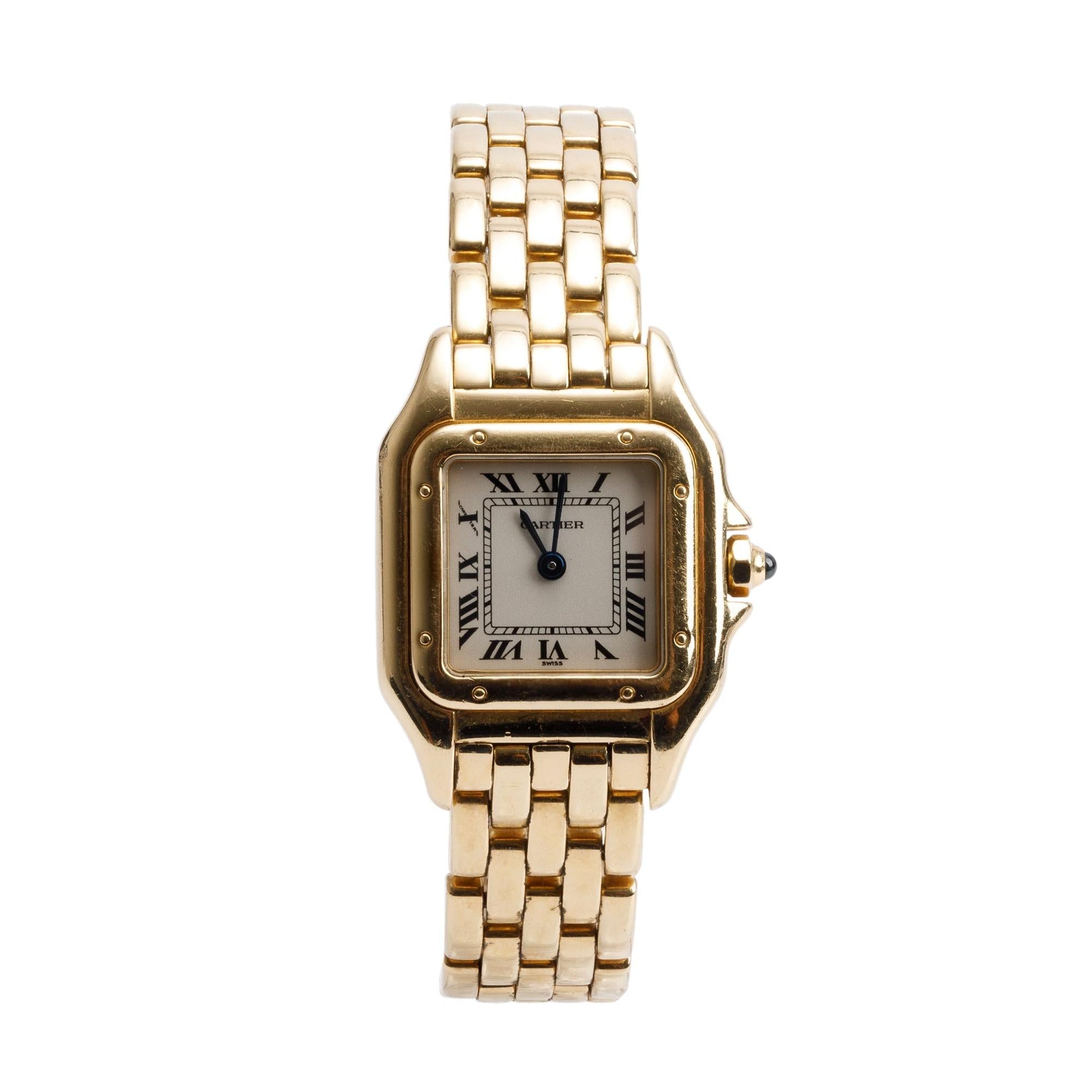 Cartier 18k Yellow Gold Panthere de Cartier Watch, Small Model