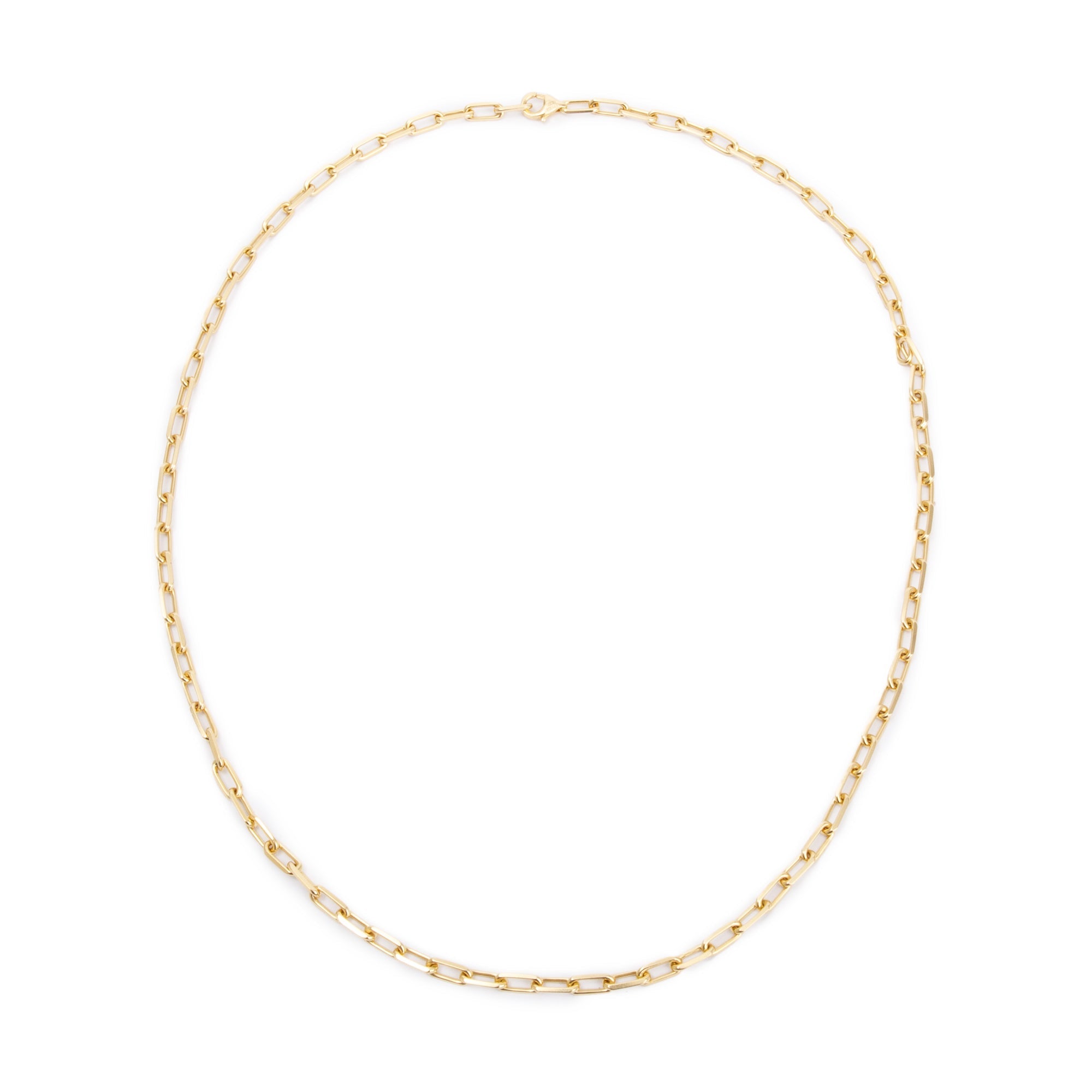 Cartier 18k Yellow Gold Santos de Cartier Link Chain Necklace w/ Receipt
