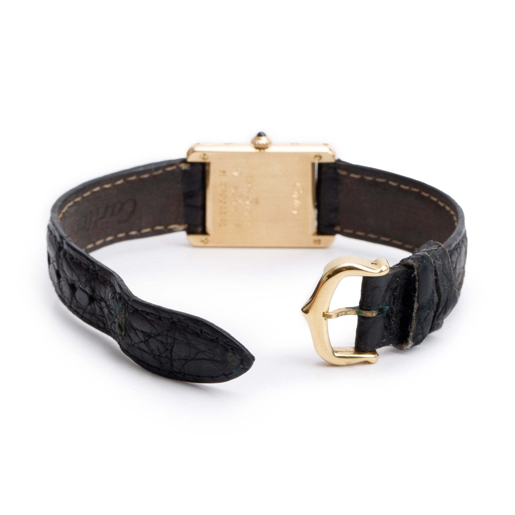 Cartier 18k Yellow Gold Tank Louis Cartier Watch, Small Model w/ Box & Papers