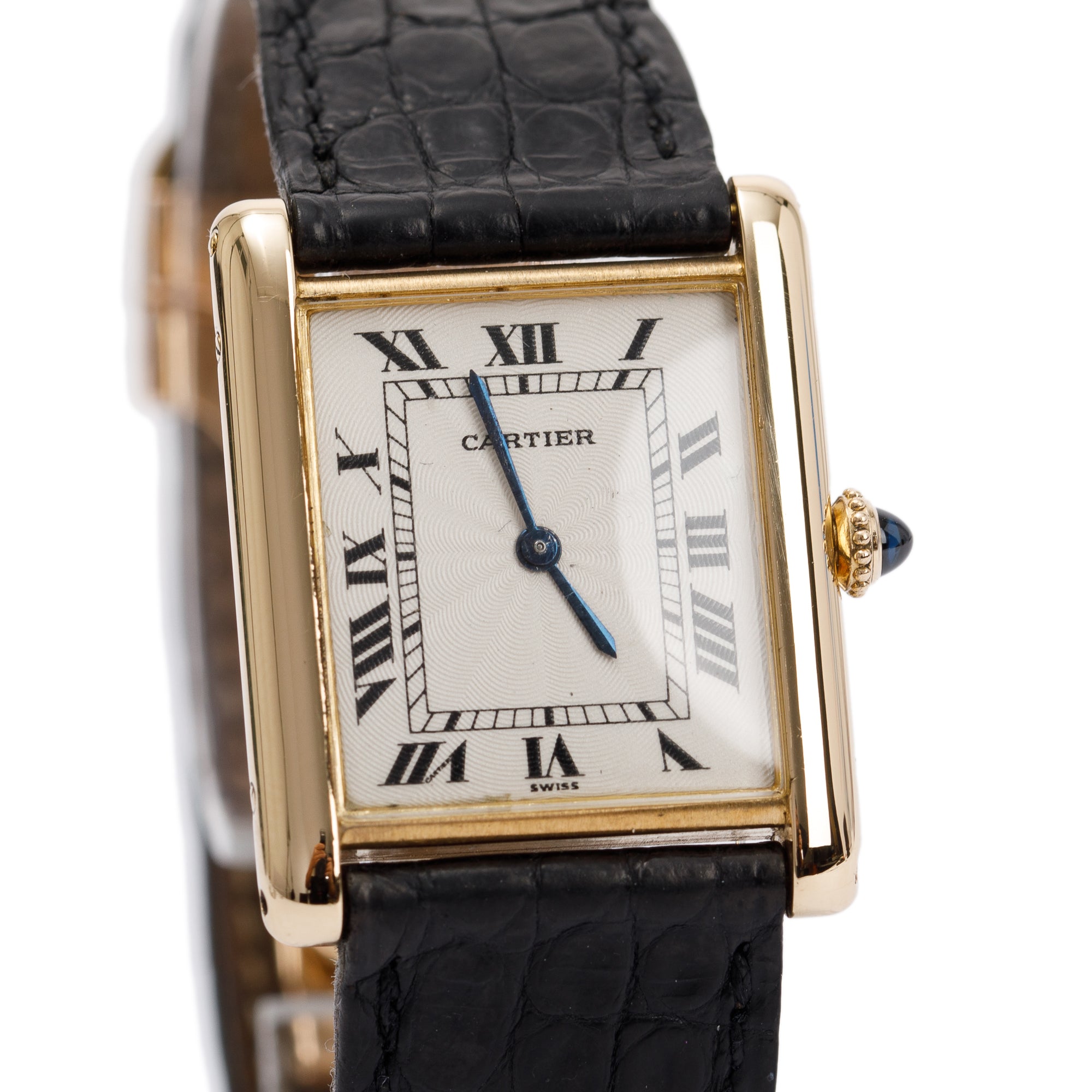 Cartier 18k Yellow Gold Tank Louis Watch