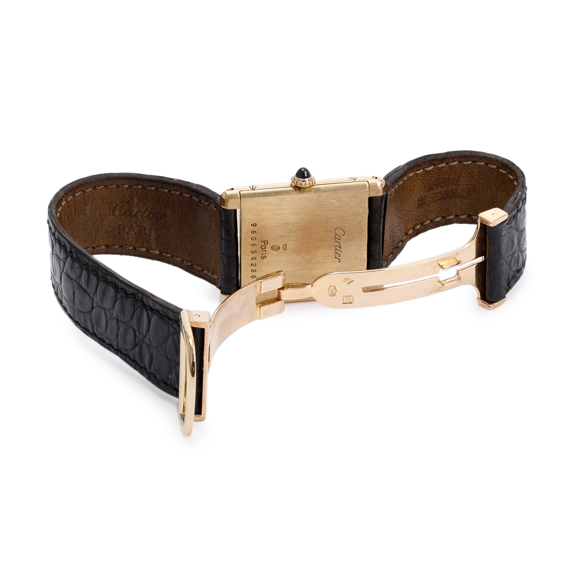 Cartier 18k Yellow Gold Tank Louis Watch