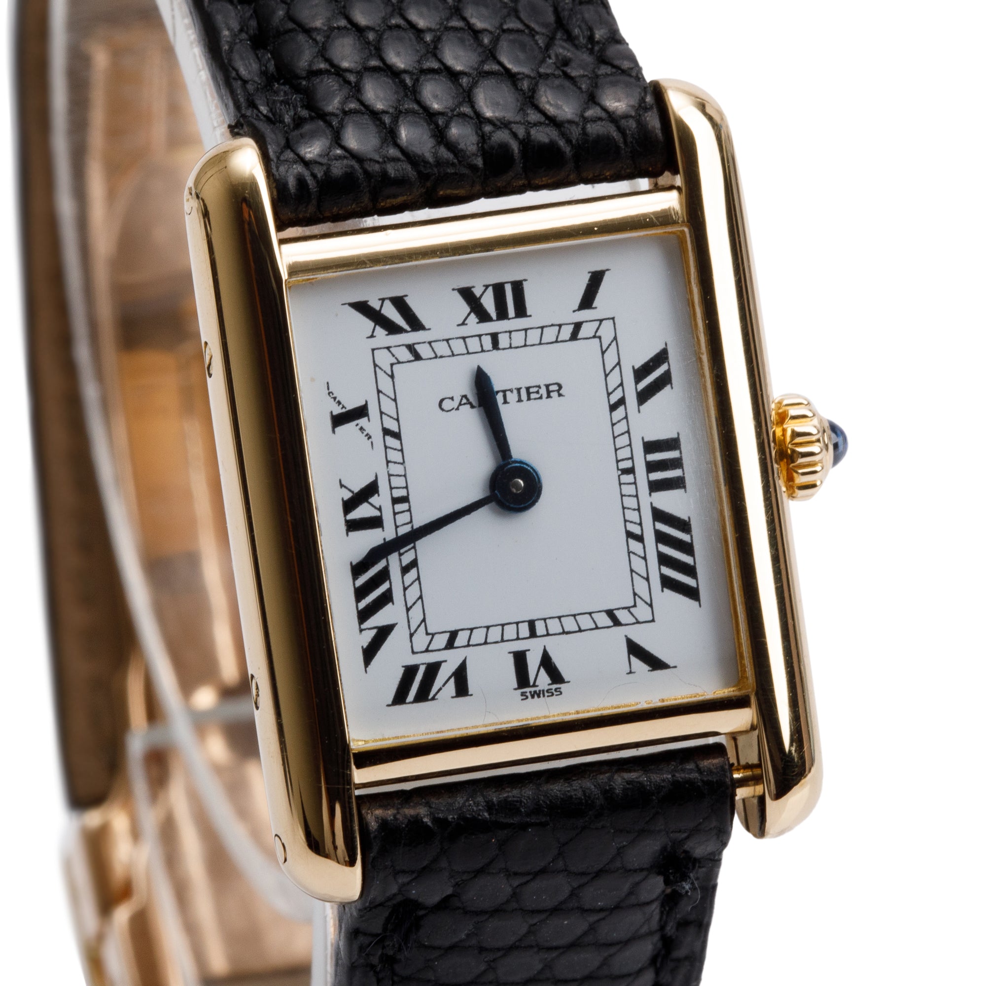 Cartier 18k Yellow Gold Tank Louis Watch, Small Model