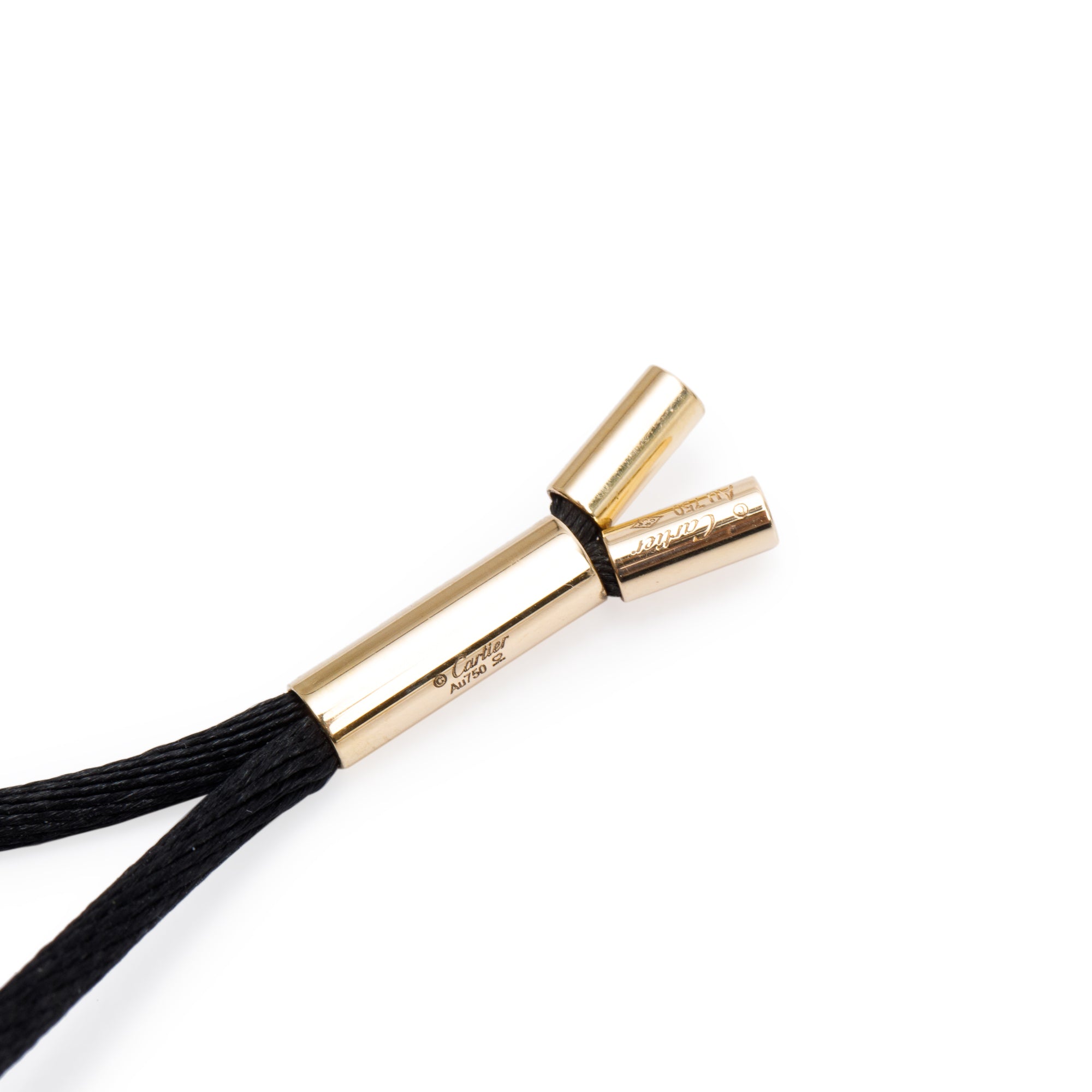 Cartier 18k Yellow, White & Rose Gold Trinity Pendant Necklace w/ Box & Certificate