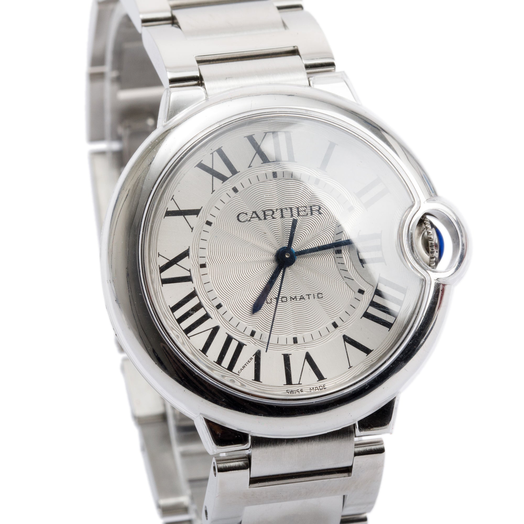 Cartier 2022 Stainless Steel Ballon Bleu de Cartier 36 MM Automatic Watch w/ Box & Papers