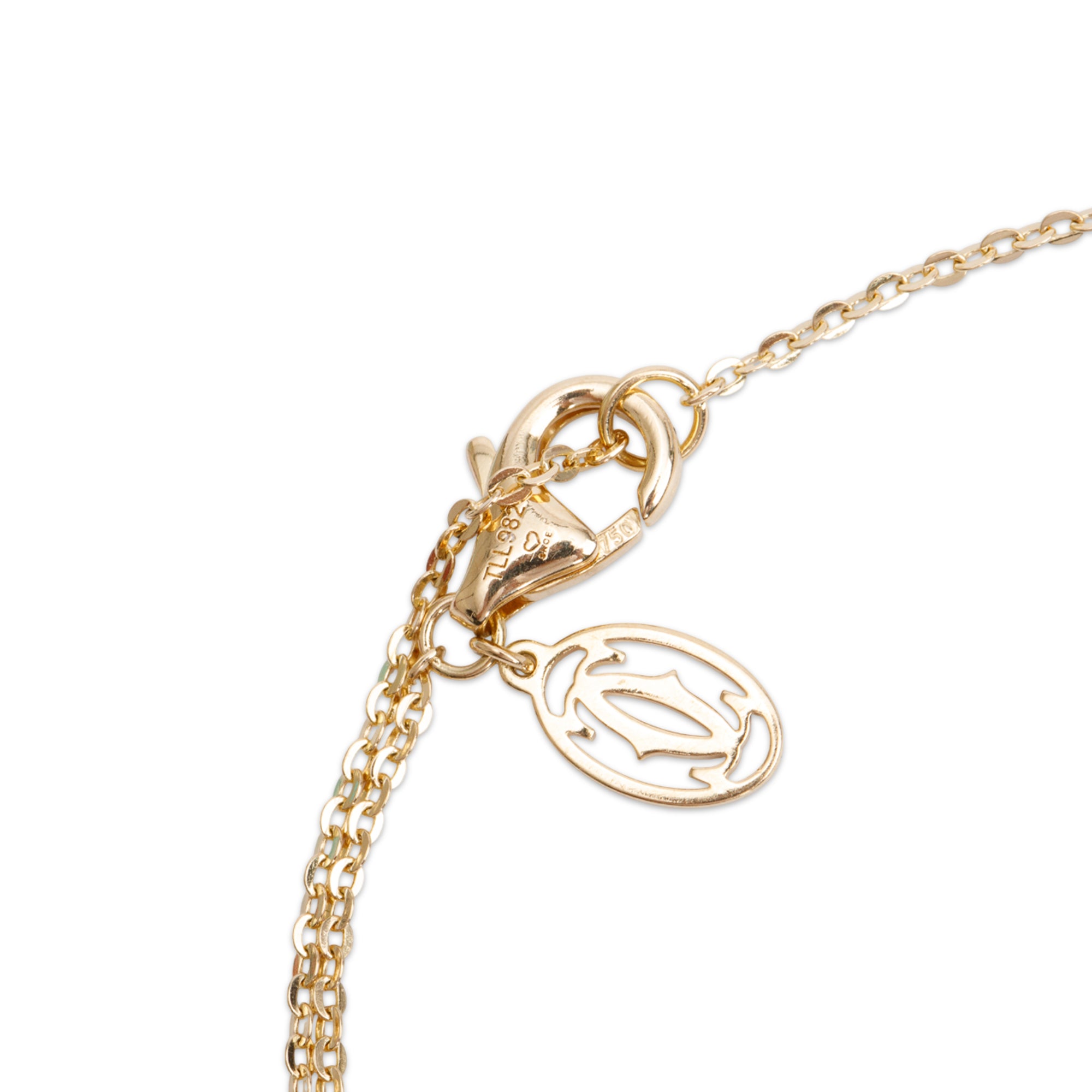 Cartier 2023 18k White, Yellow & Rose Gold Trinity Bracelet w/ Certificate