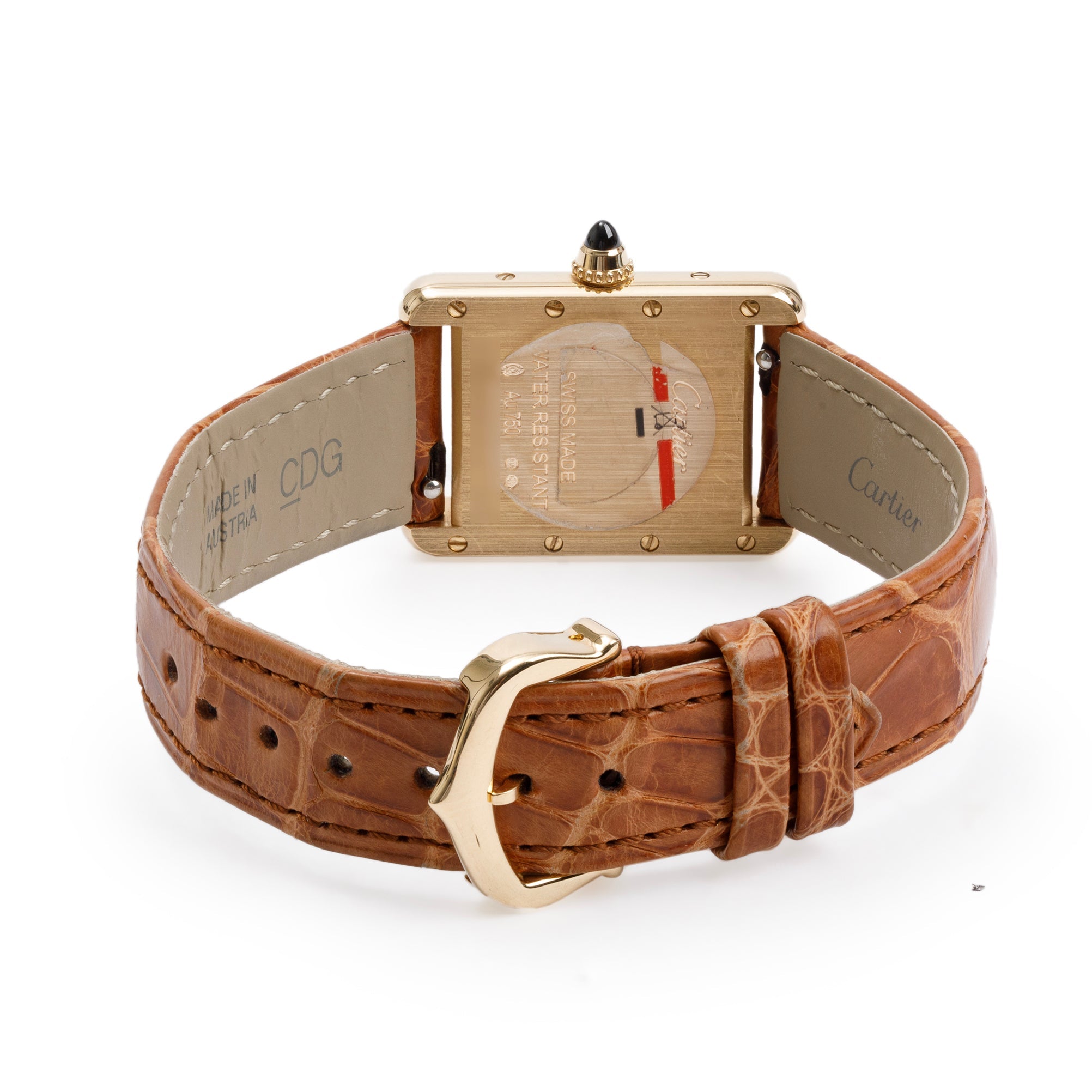 Cartier 2023 18k Yellow Gold Tank Louis 22 MM Watch, Small Model w/ Box & Papers