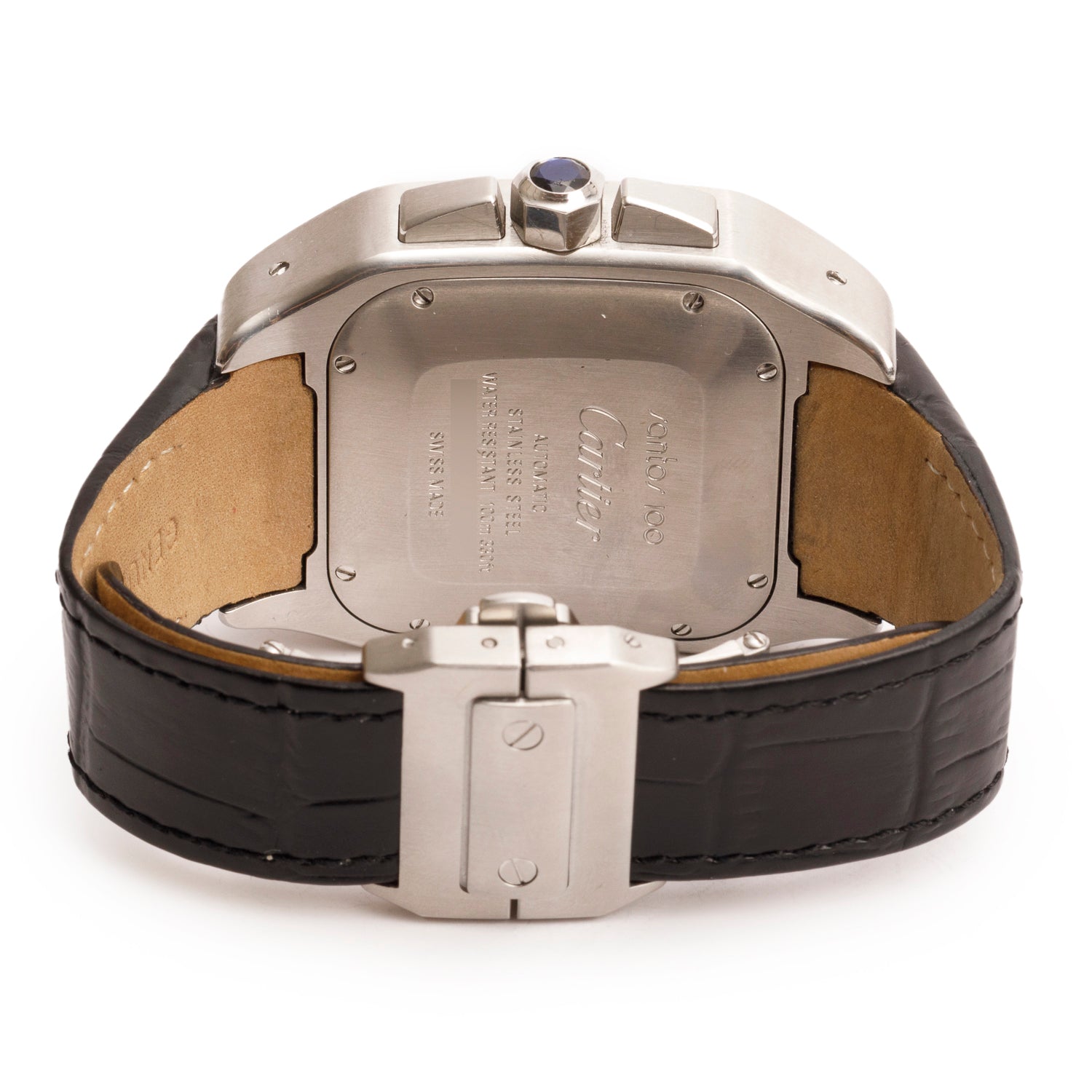 Cartier Stainless Steel Santos 100 XL Automatic Chronograph Watch 2740