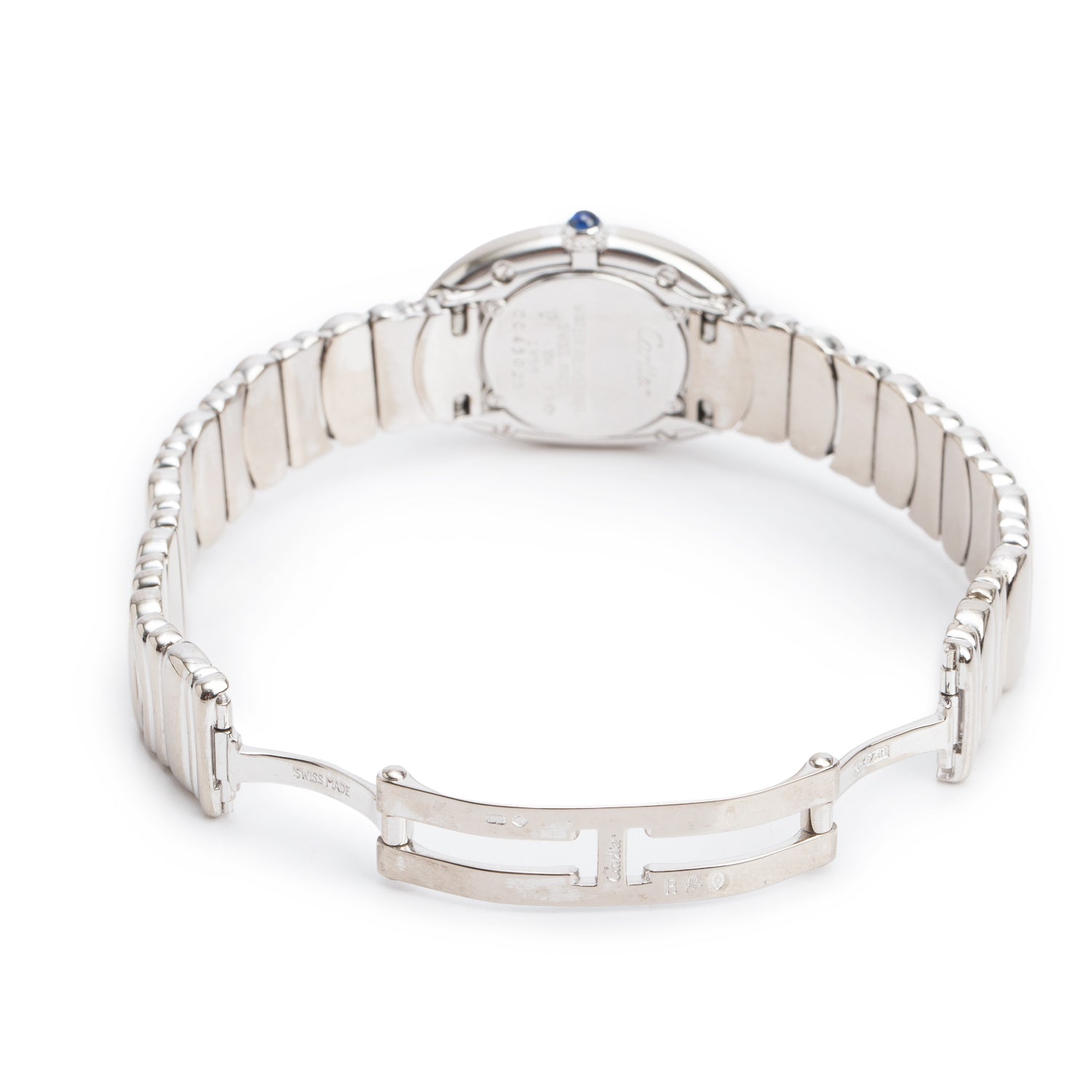Cartier 18k White Gold Baignoire Quartz Watch, Small Model 1955