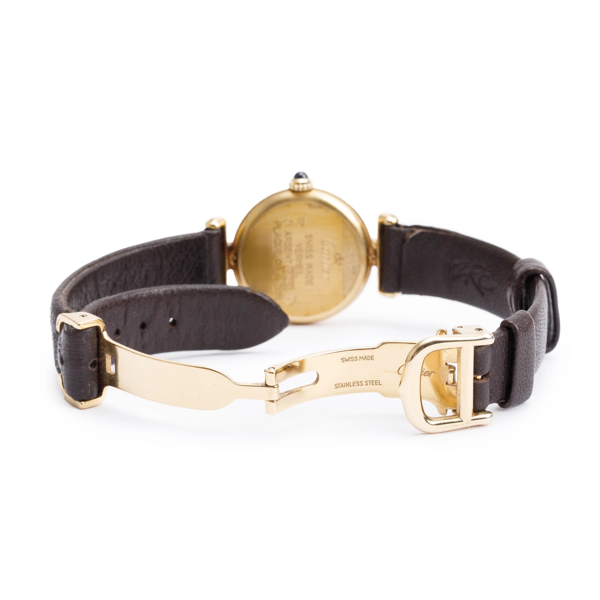 Cartier Argent Vermeil Must De Cartier Colisee 24 MM Watch