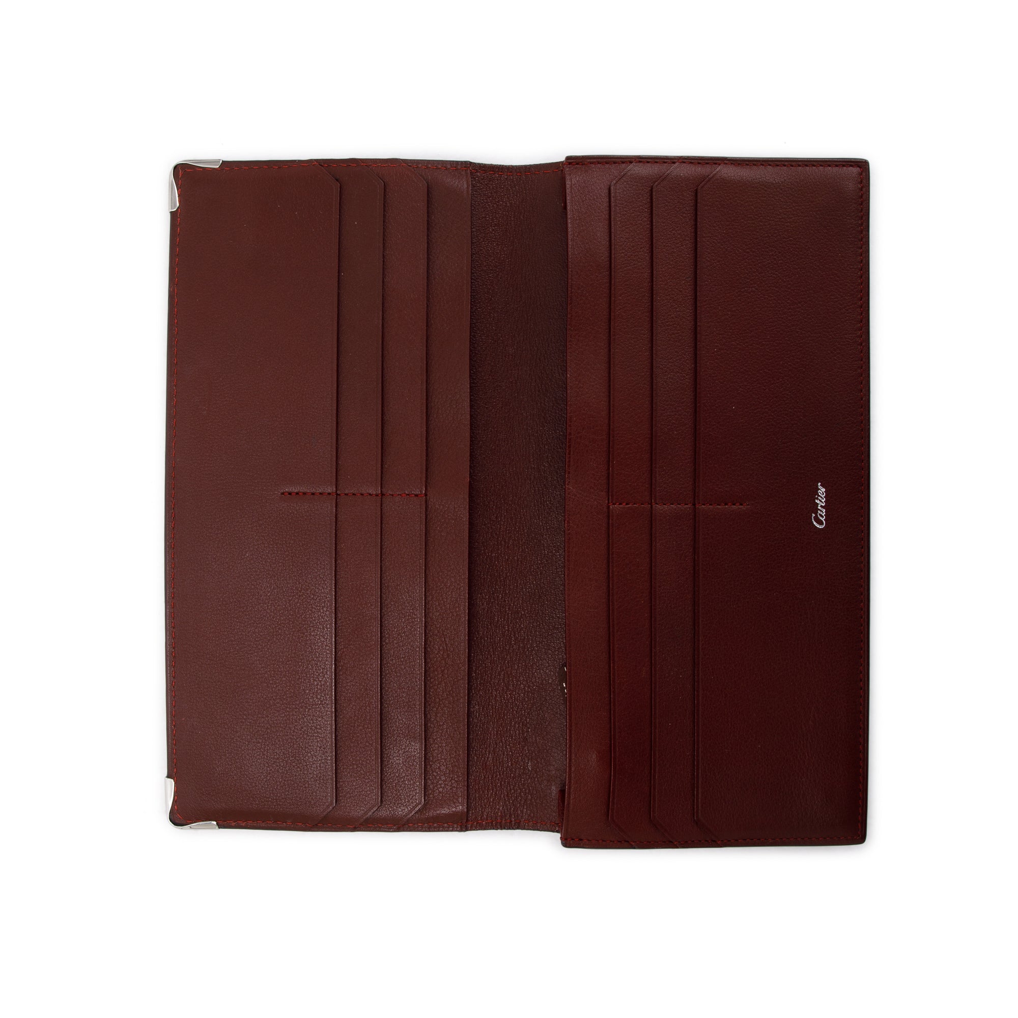 Cartier Black Calfskin Leather Must De Cartier International Wallet w/ Box & Authenticity Card