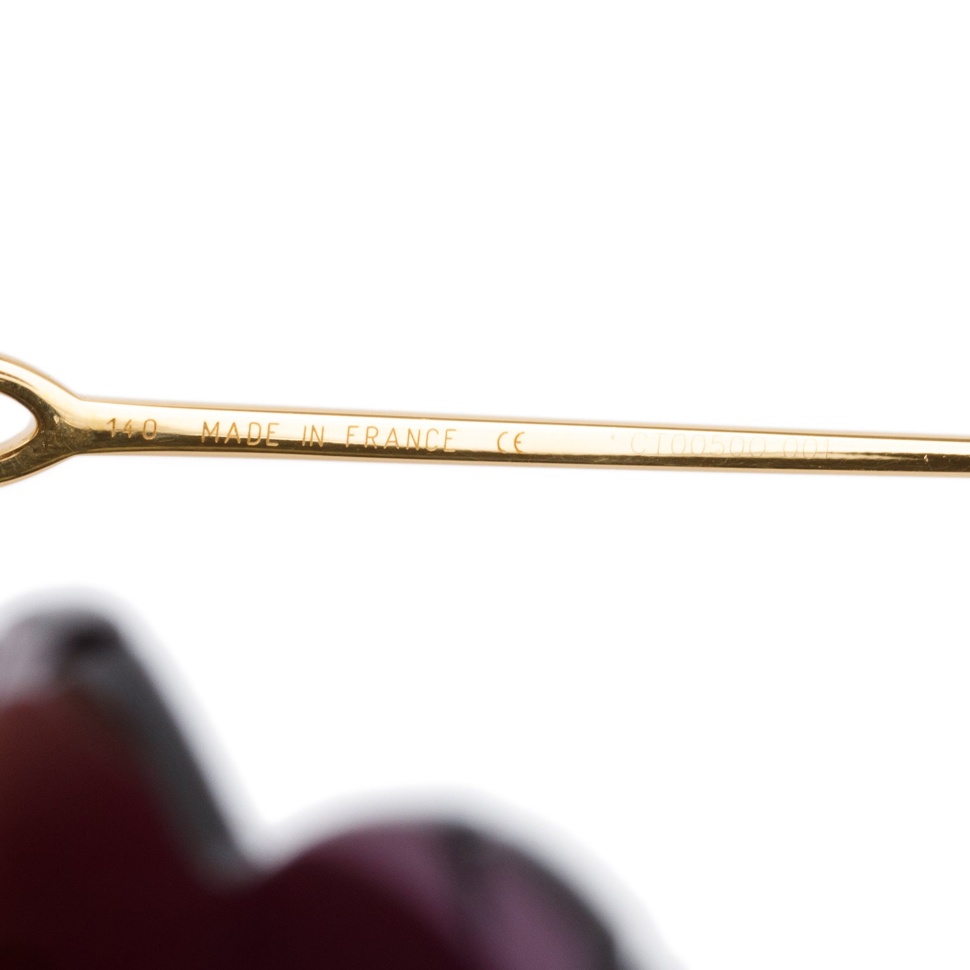 Cartier CT00500 Rimless Heart Diamond Cut Sunglasses