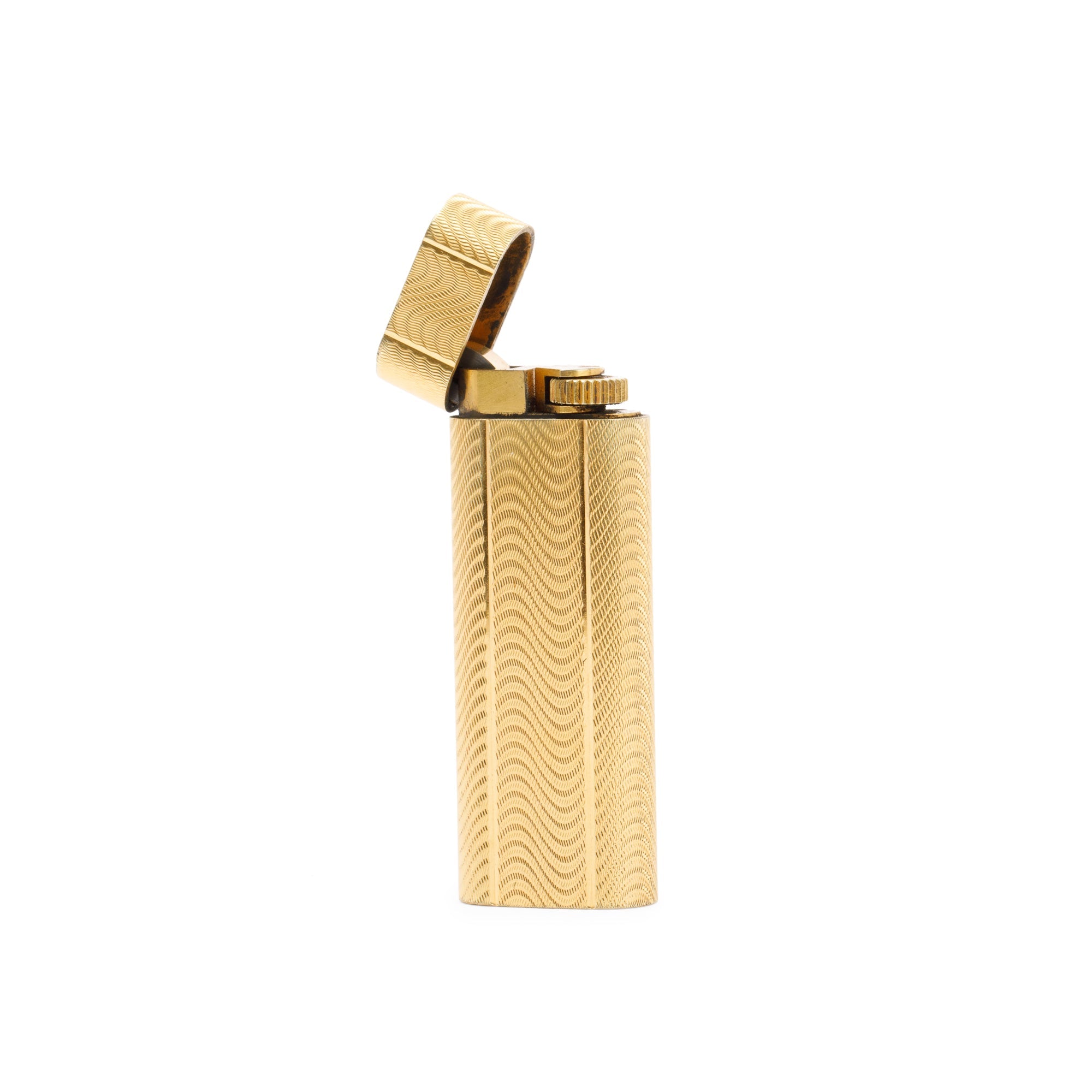 Cartier Gold-Plated Must de Cartier Lighter w/ Box