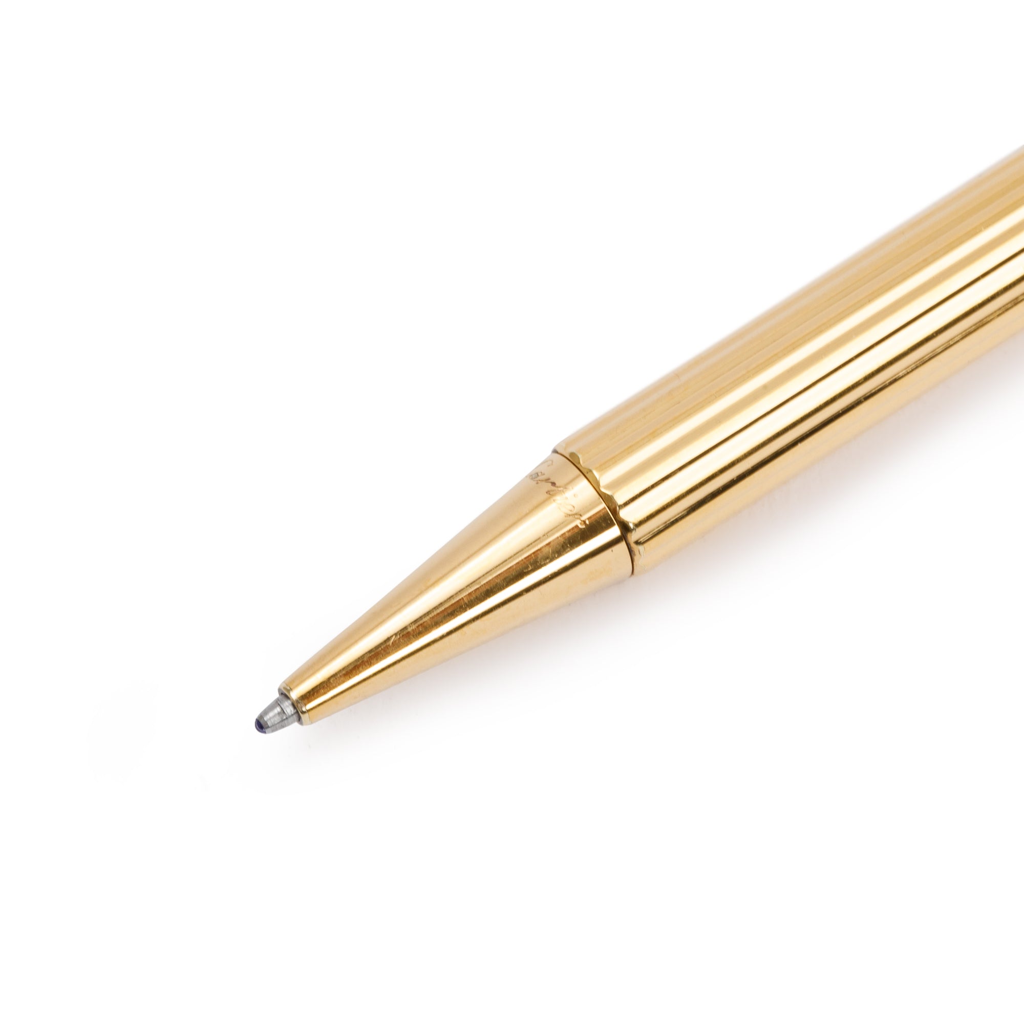 Cartier Gold Plated Must de Cartier Trinity Ballpoint Pen