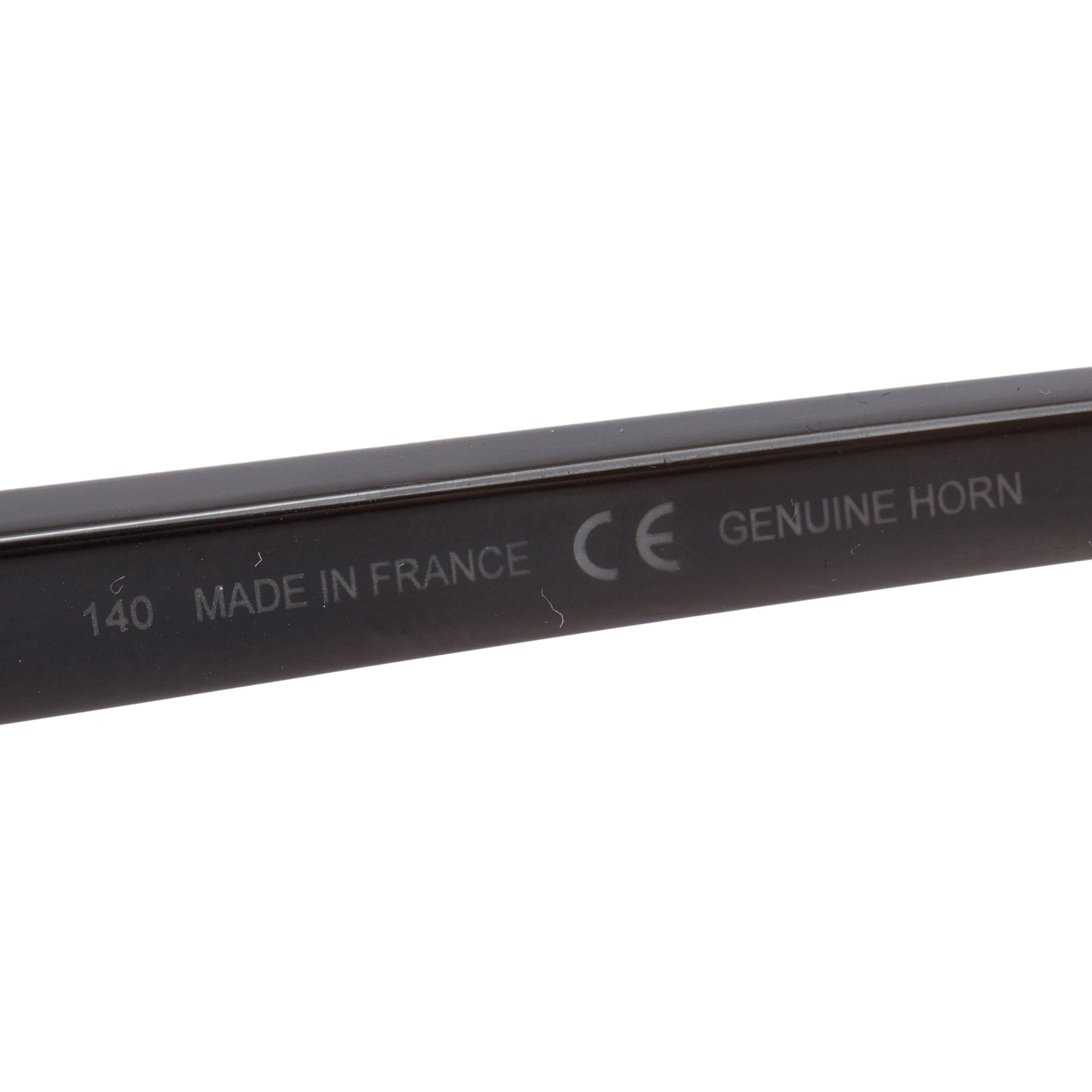 Cartier Gold Tone Metal Buffalo Horn C Allonge De Cartier Sunglasses w/ Box & Case