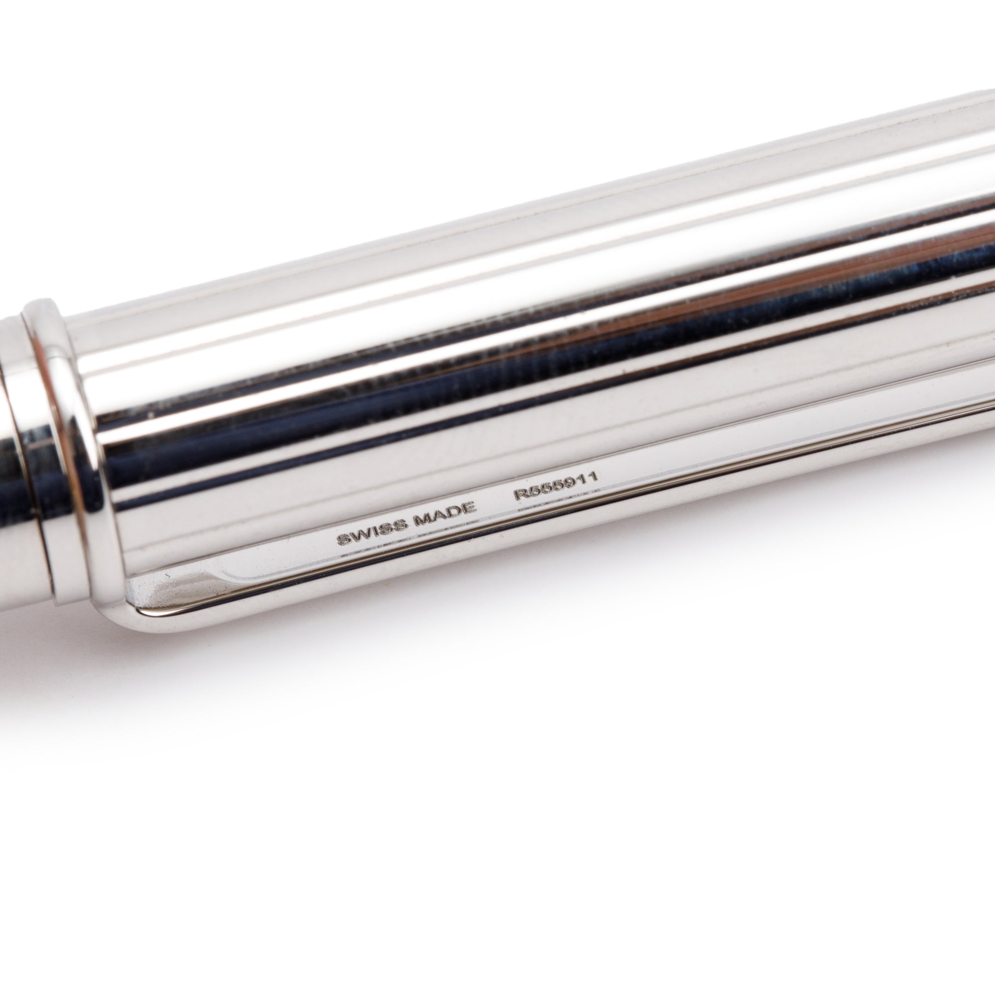 Cartier Palladium Plated Santos de Cartier Ballpoint Pen w/ Box & Papers