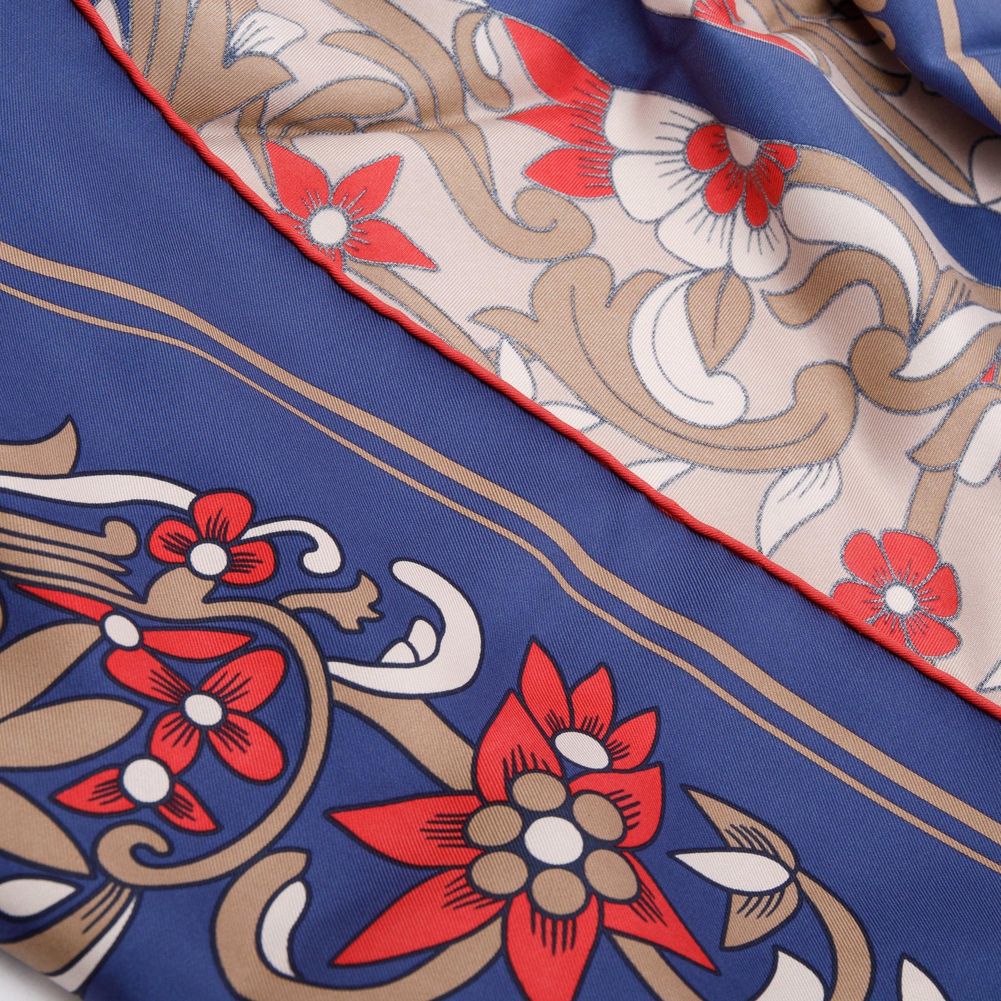 Cartier Printed Silk Scarf 90 w/ Box