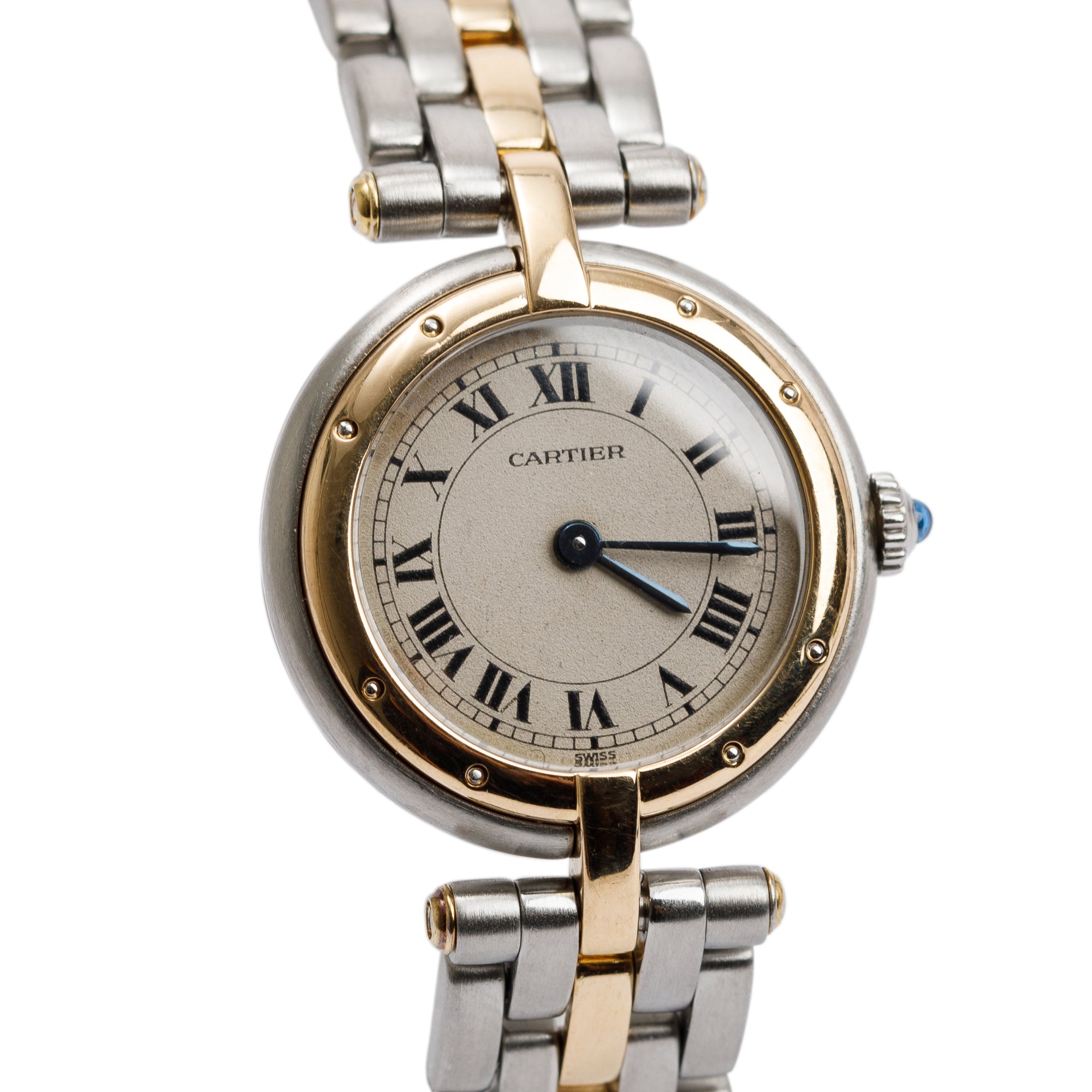 Cartier Stainless Steel & 18k Yellow Gold Panthere De Cartier Vendome 24 MM Watch