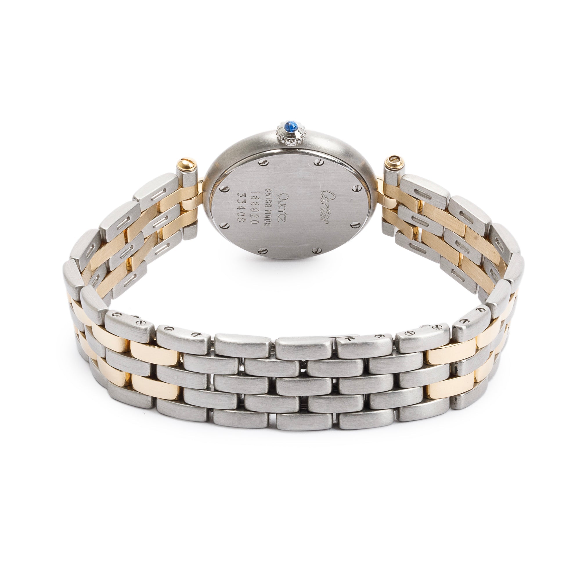 Cartier Stainless Steel & 18k Yellow Gold Panthere De Cartier Vendome 24 MM Watch