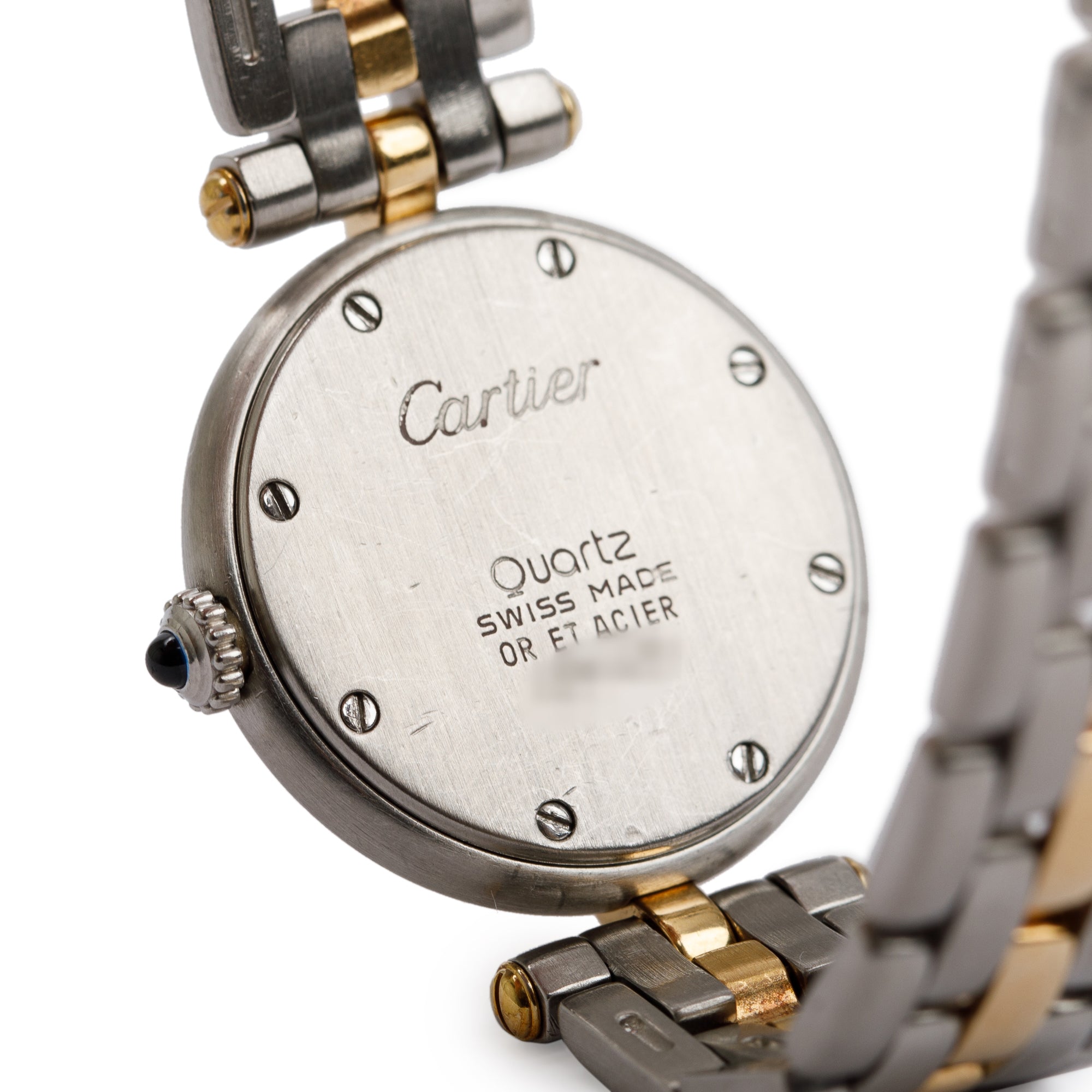 Cartier Stainless Steel & 18k Yellow Gold Panthere De Cartier Vendome 24 MM Watch