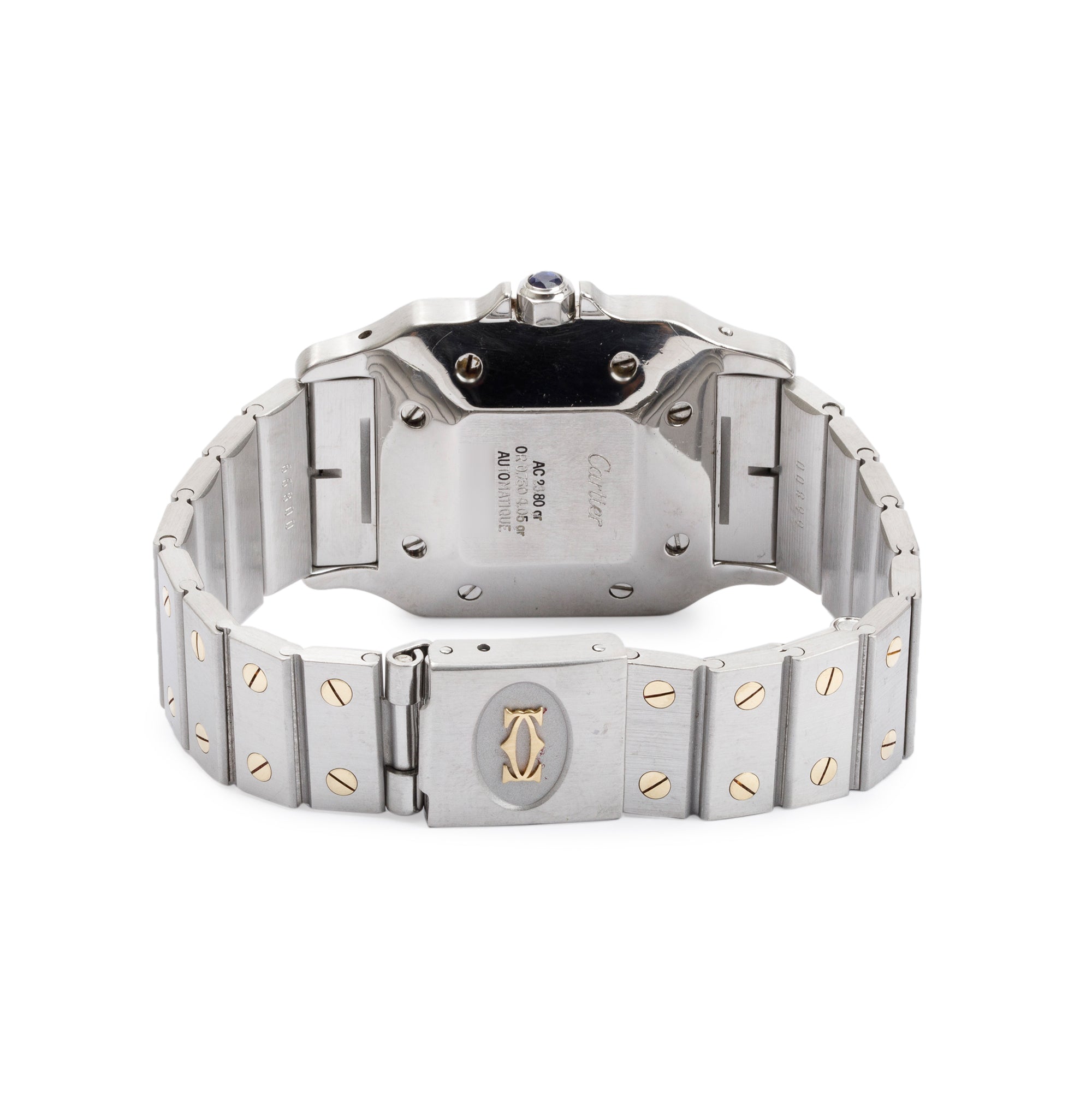 Cartier Stainless Steel & 18k Yellow Gold Santos Galbee Automatic Watch