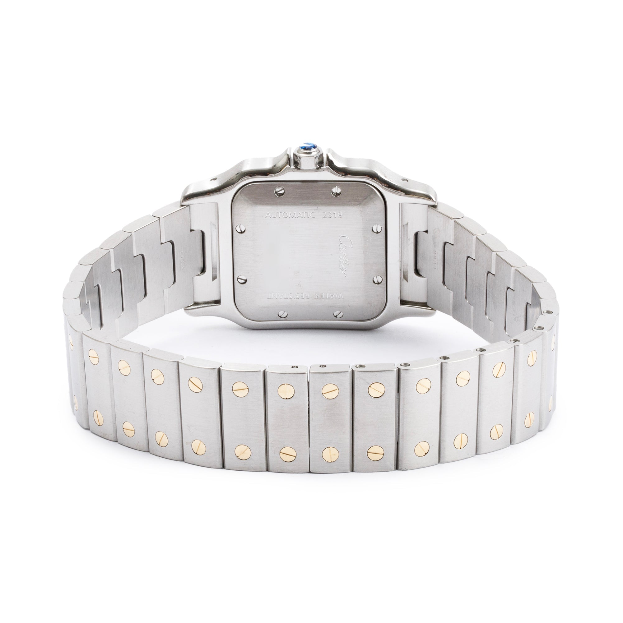 Cartier Stainless Steel & 18k Yellow Gold Santos Galbee Automatic Watch