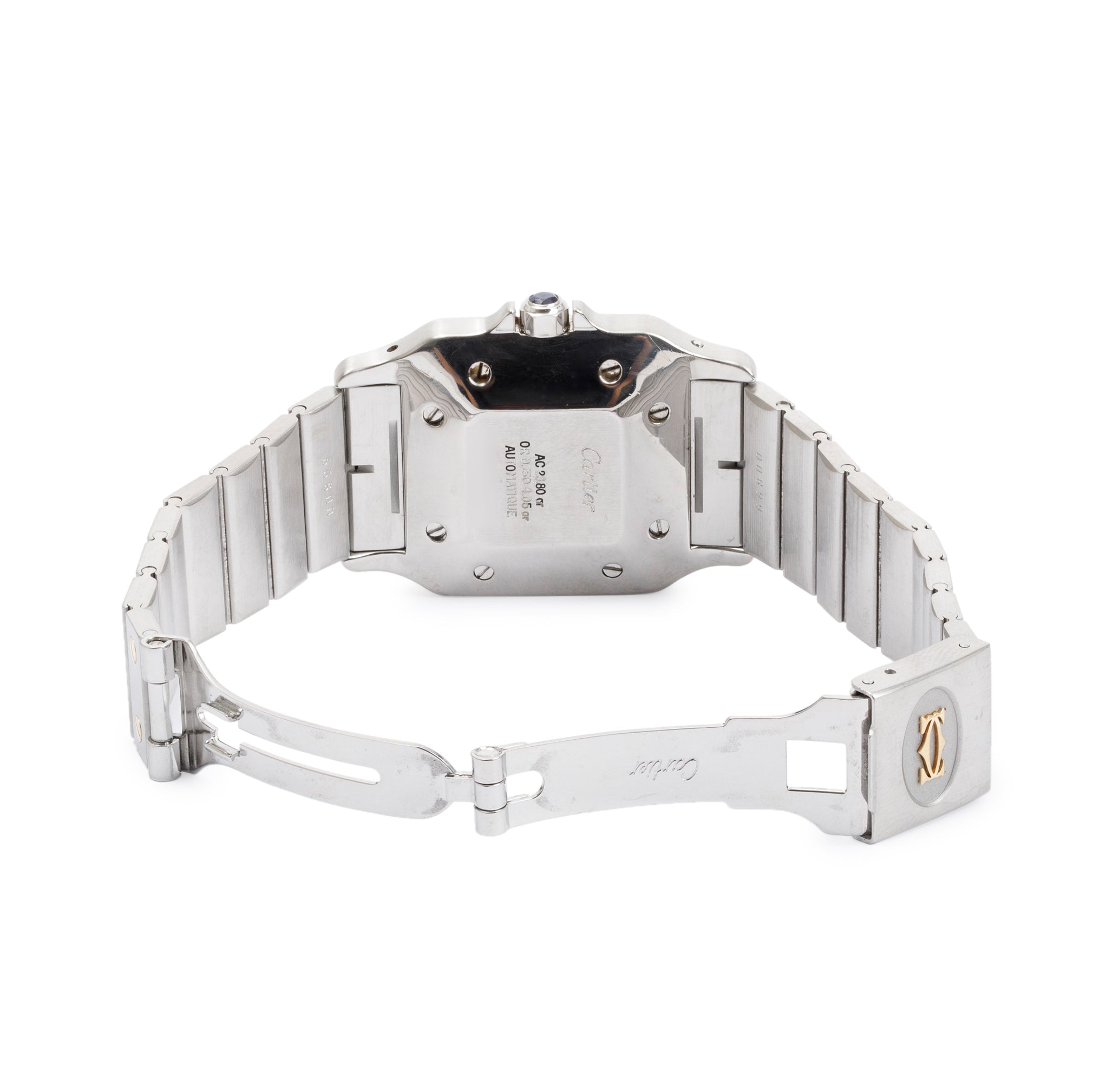 Cartier Stainless Steel & 18k Yellow Gold Santos Galbee Automatic Watch