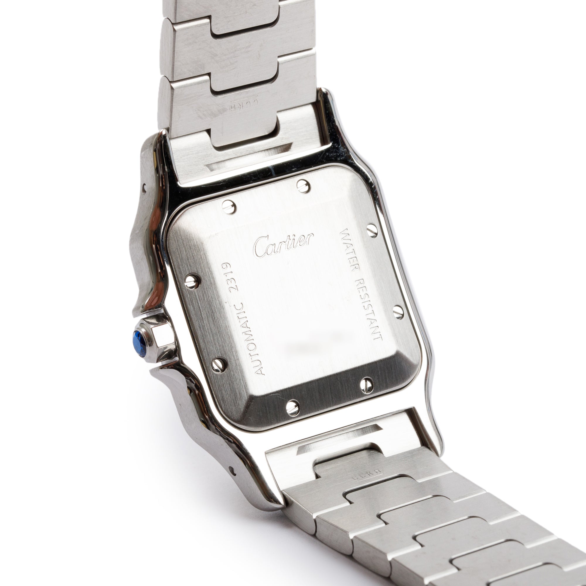 Cartier Stainless Steel & 18k Yellow Gold Santos Galbee Automatic Watch