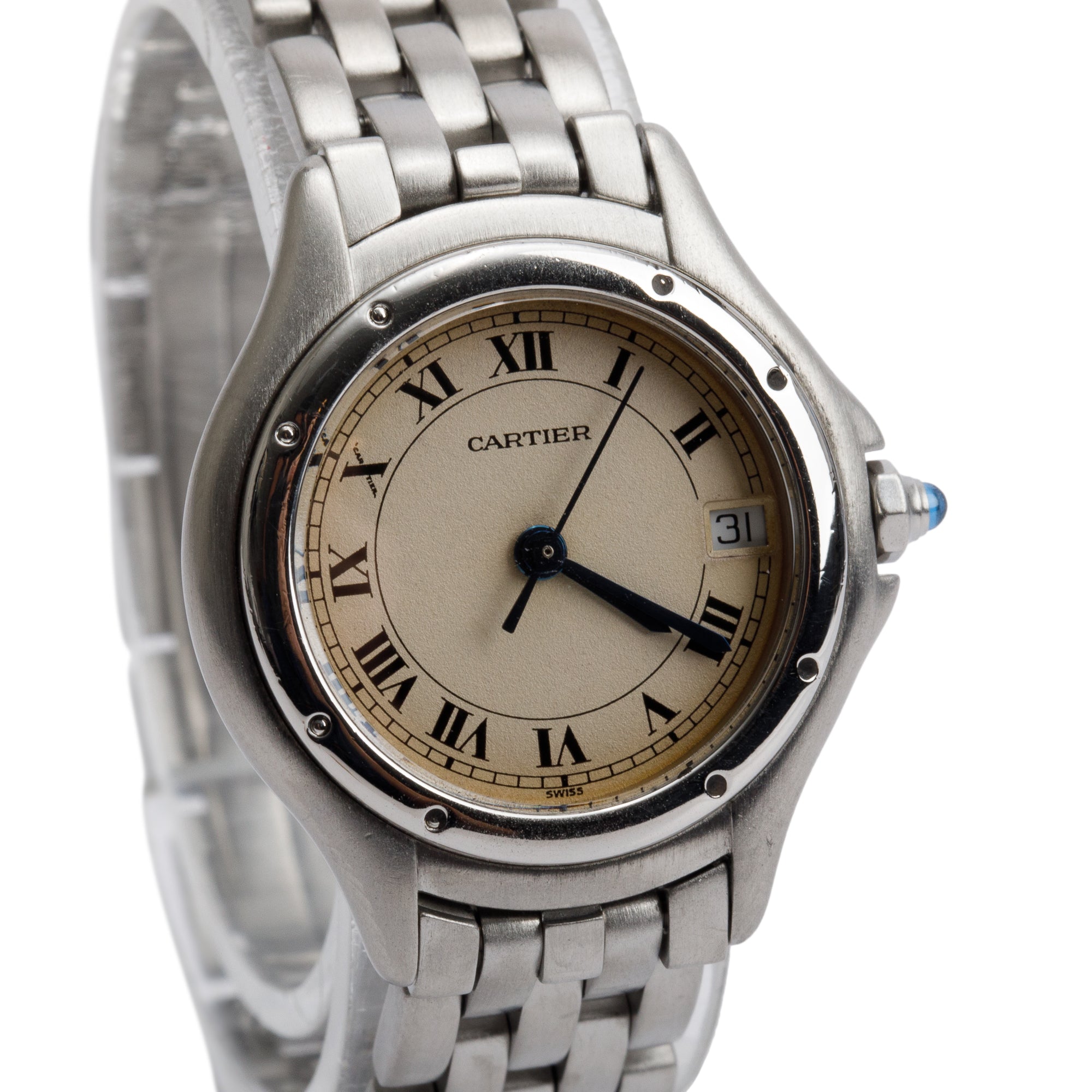 Cartier Stainless Steel Cougar 26 MM Quartz Watch