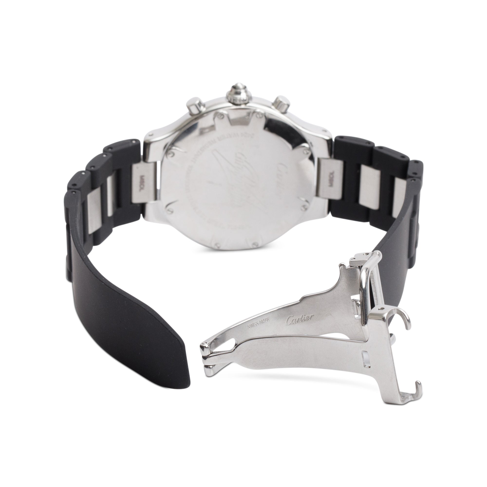 Cartier Stainless Steel Must 21 Chronoscaph 38 MM Watch 2424