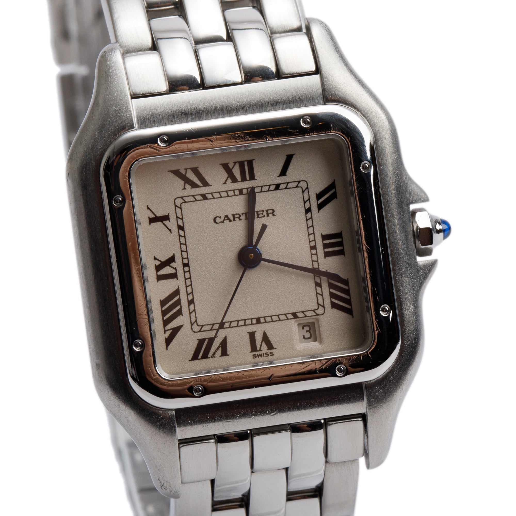 Cartier Stainless Steel Panthere de Cartier Watch, Medium Model 1310 w/ Box