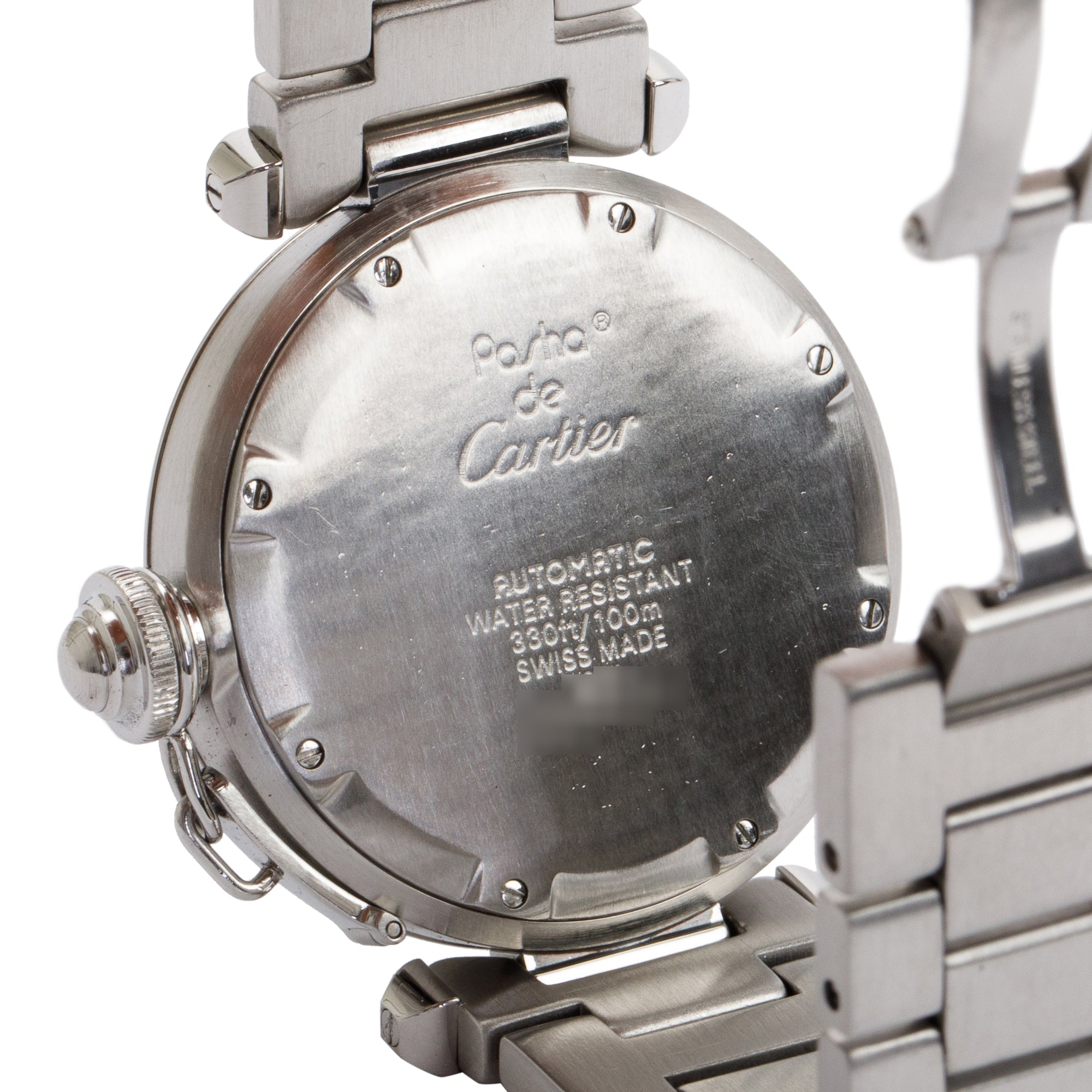 Cartier Stainless Steel Pasha de Cartier 35MM Automatic Watch