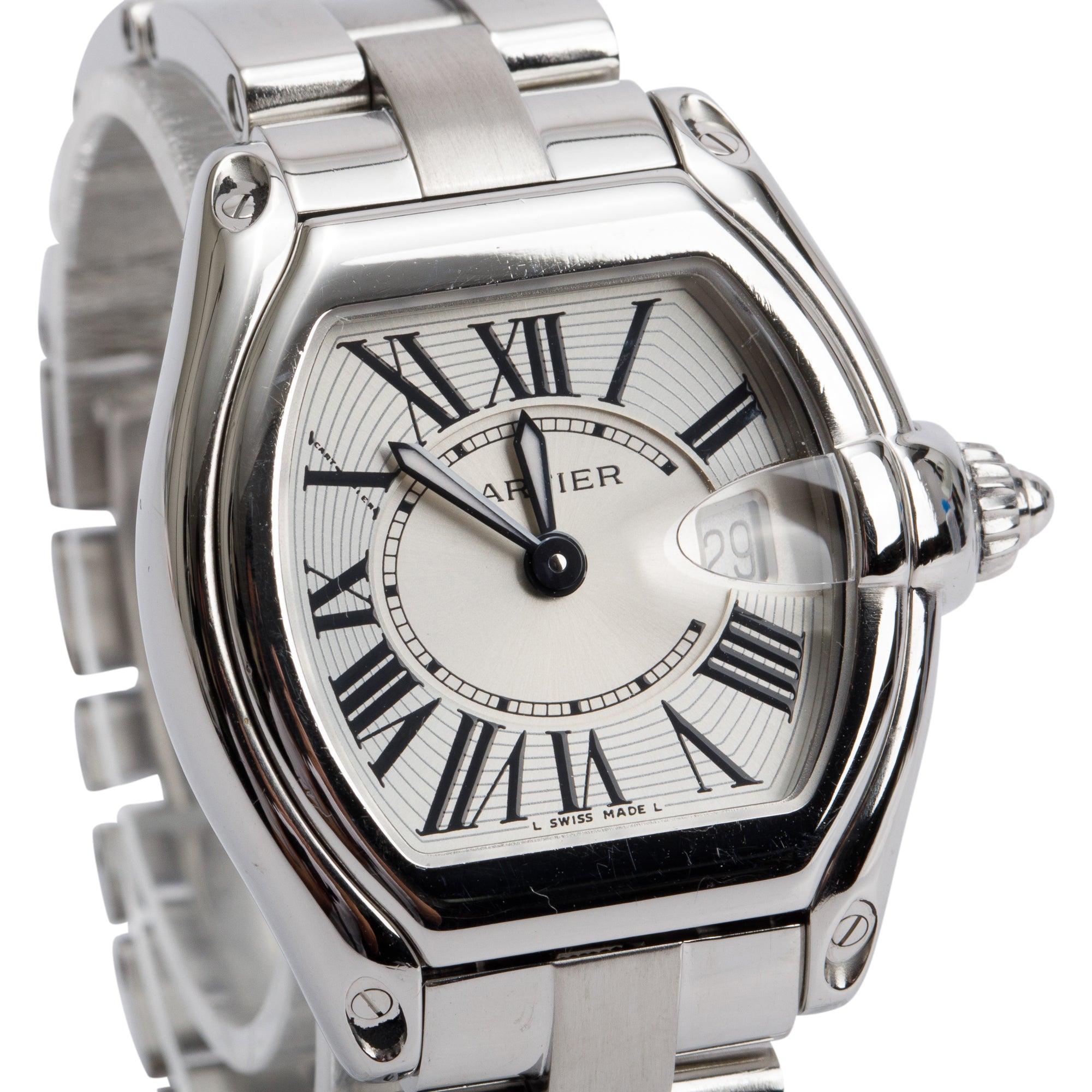Cartier Stainless Steel Roadster 31 MM Watch 2675