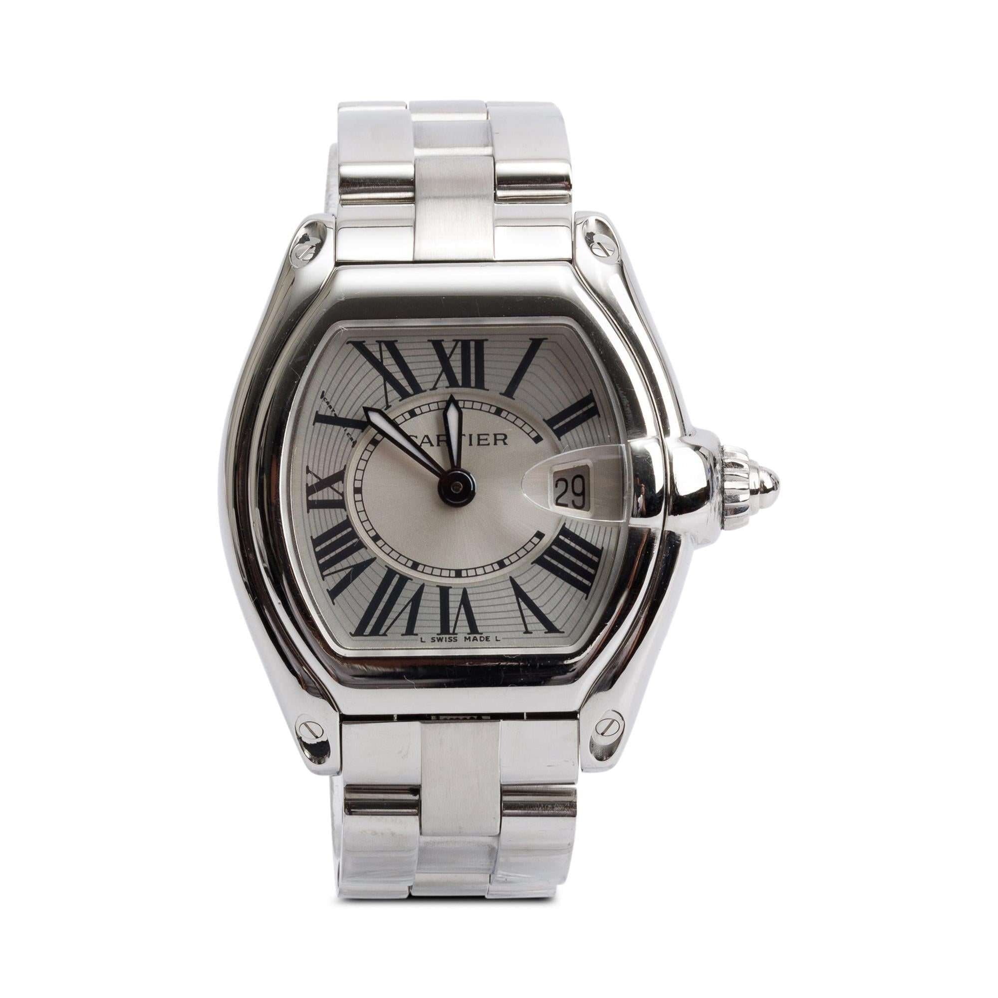 Cartier Stainless Steel Roadster 31 MM Watch 2675