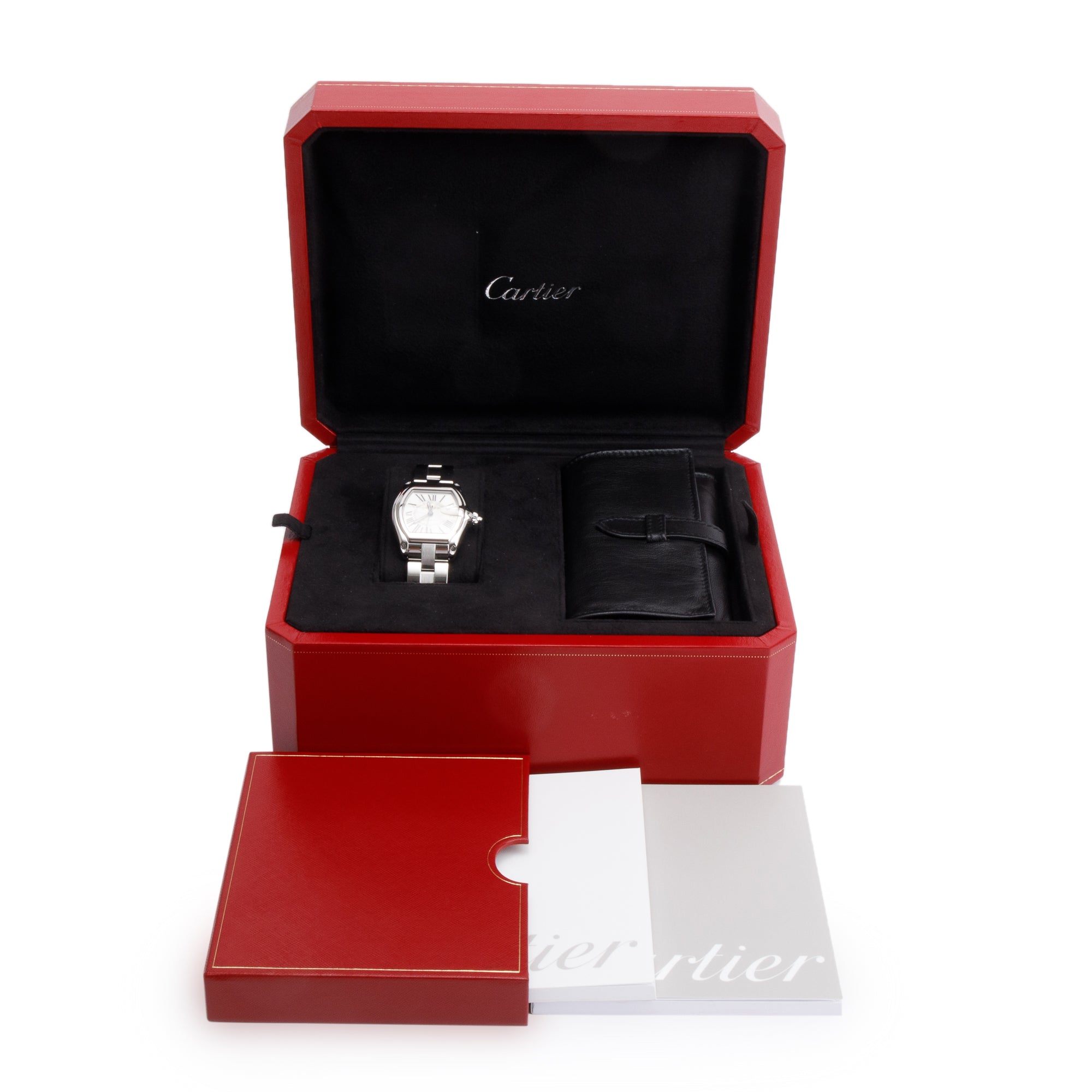 Cartier Stainless Steel Roadster Automatic Watch 2510 w/ Box & Papers