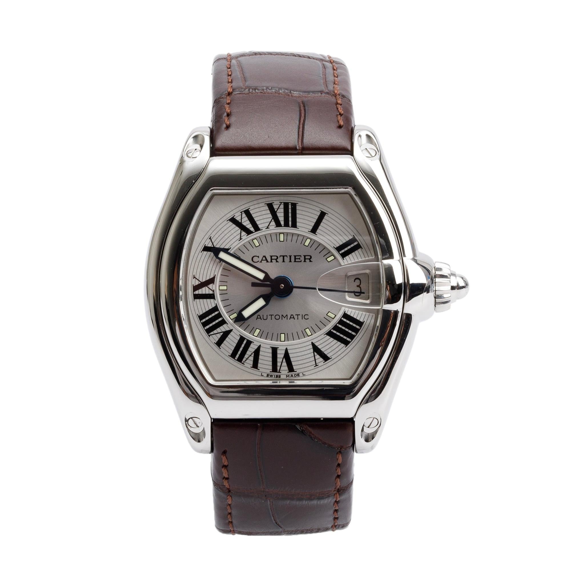 Cartier Stainless Steel Roadster Automatic Watch 2510