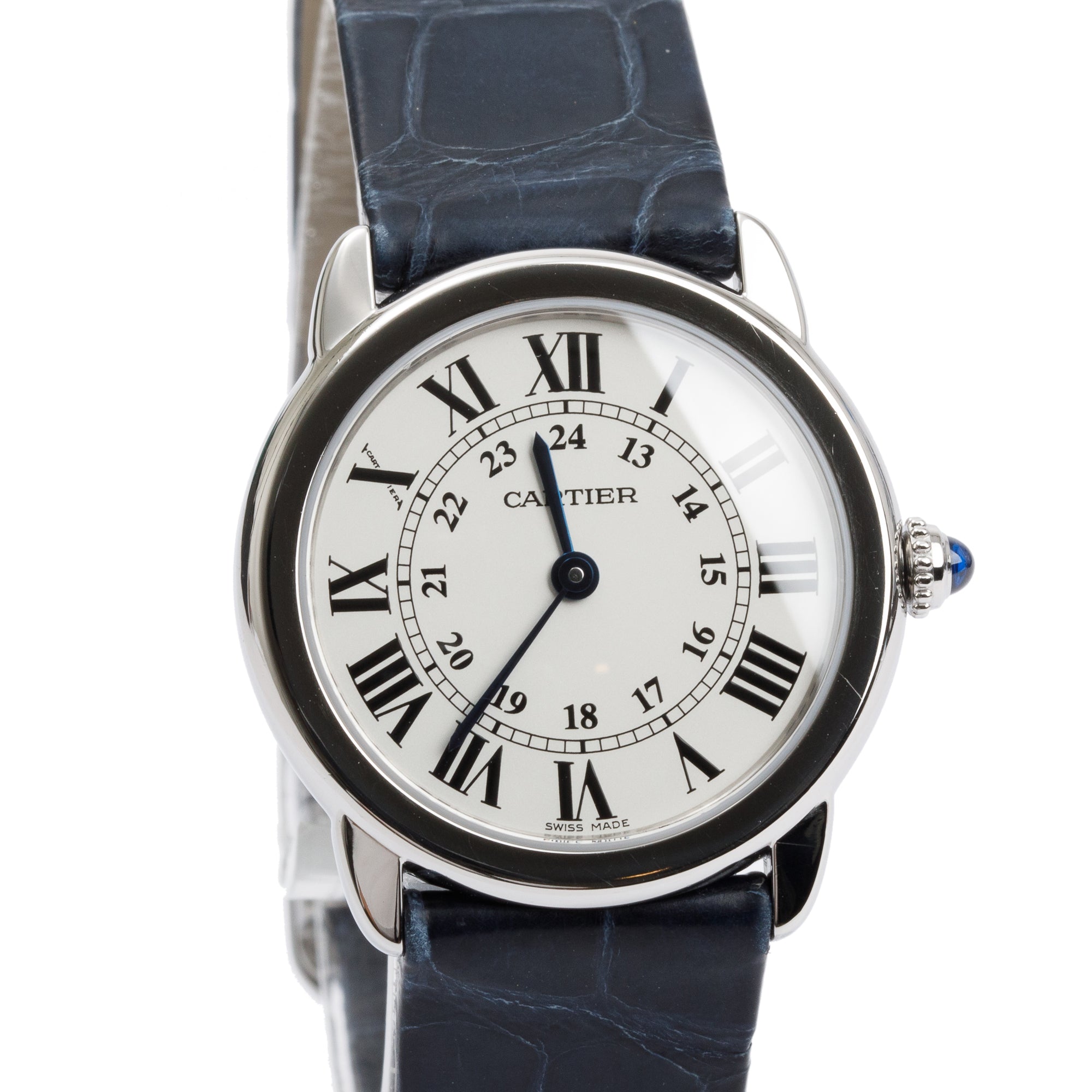 Cartier Stainless Steel Ronde Solo de Cartier 29 MM Watch w/ Box & Papers