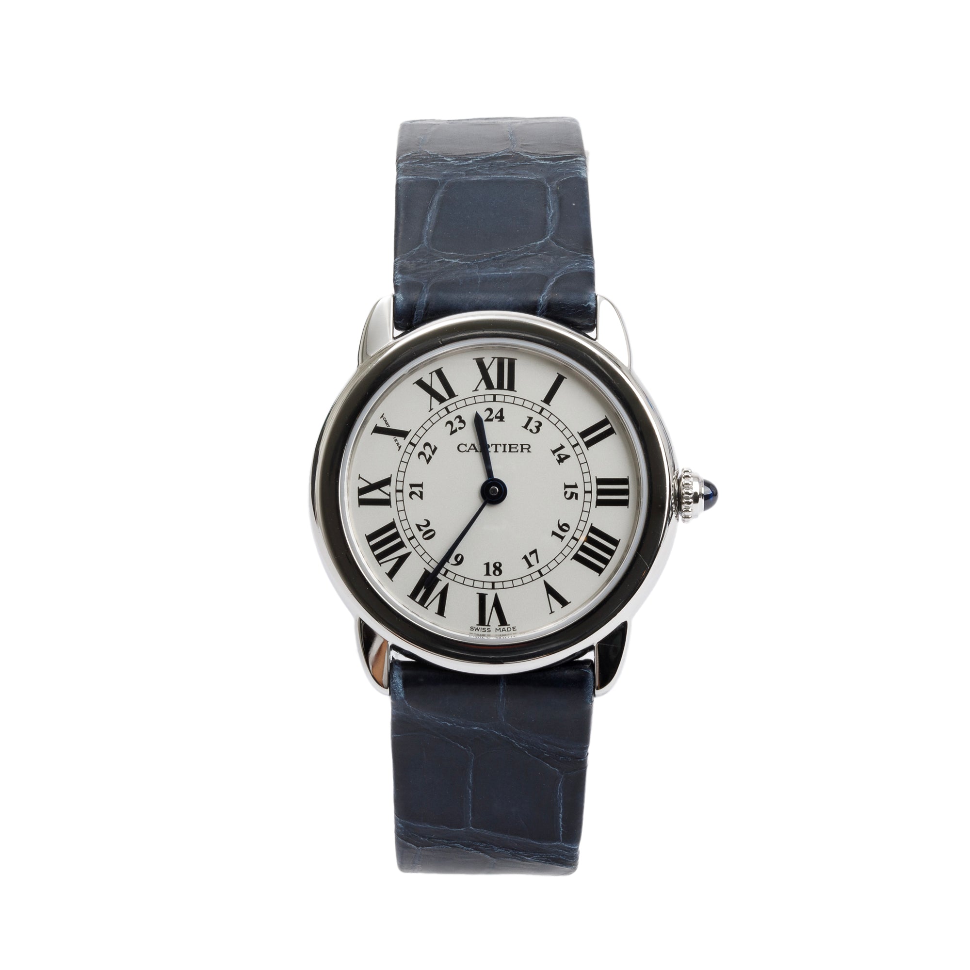 Cartier Stainless Steel Ronde Solo de Cartier 29 MM Watch w/ Box & Papers