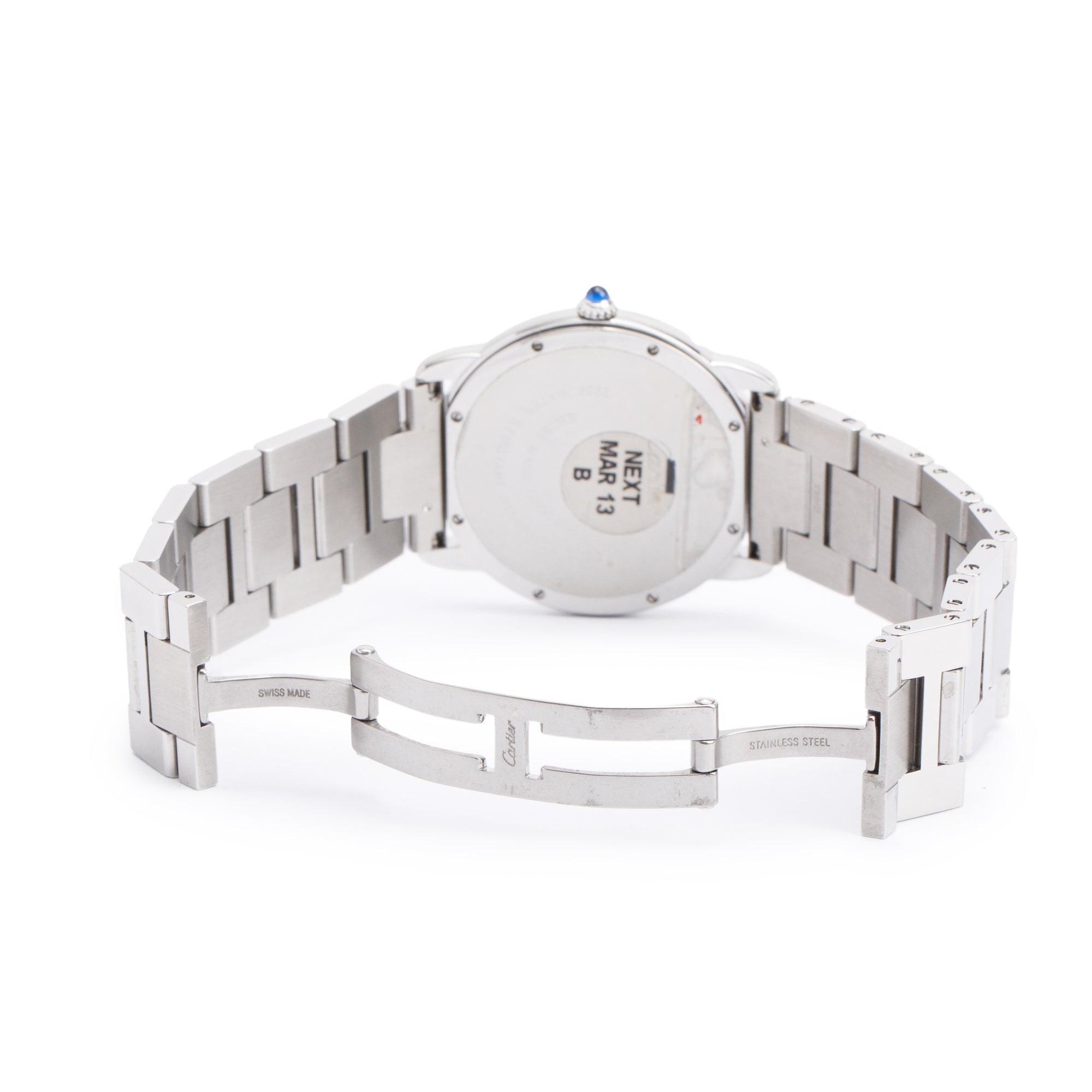 Cartier Stainless Steel Ronde Solo de Cartier 36 MM Watch 2934 w/ Box & Papers