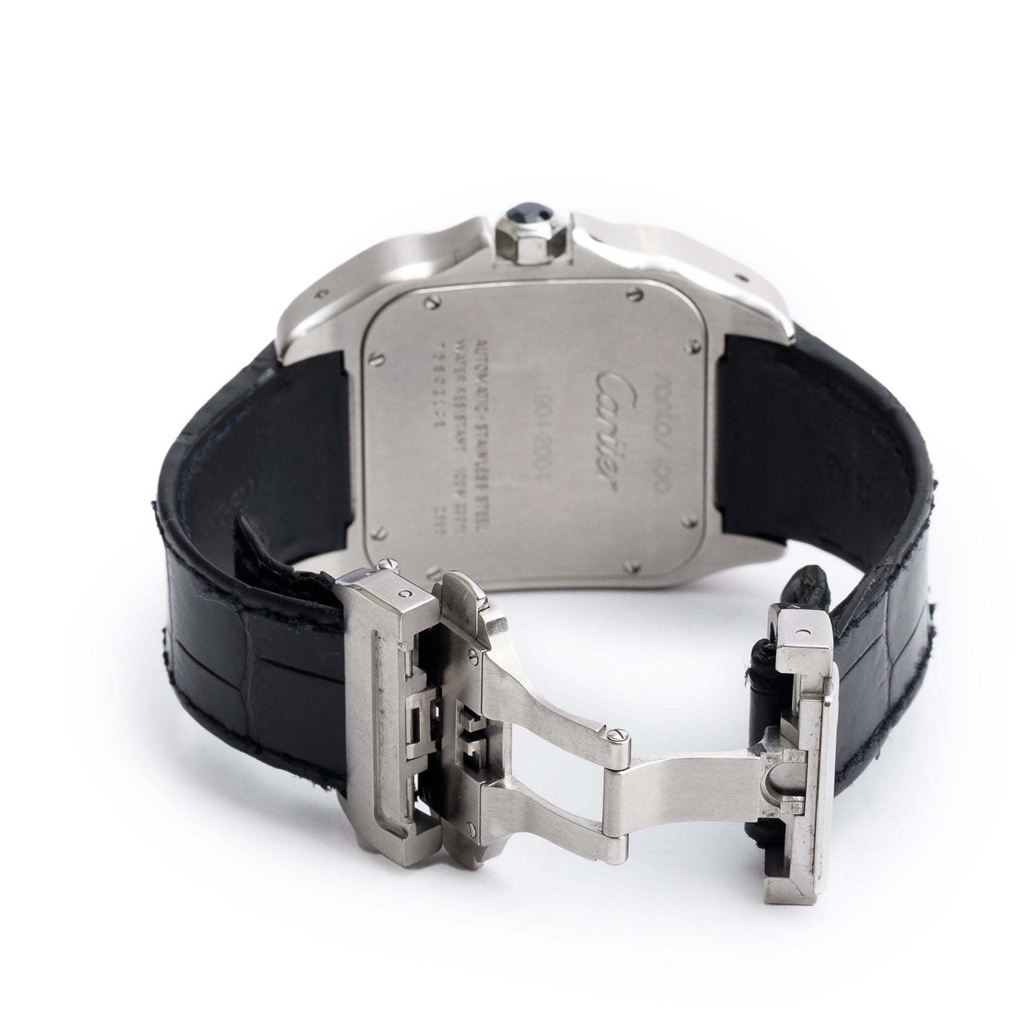 Cartier Stainless Steel Santos 100 XL Automatic Watch 2656