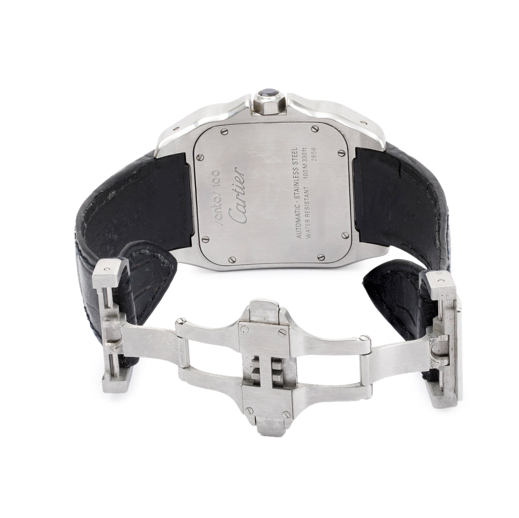 Cartier Stainless Steel Santos 100 XL Automatic Watch