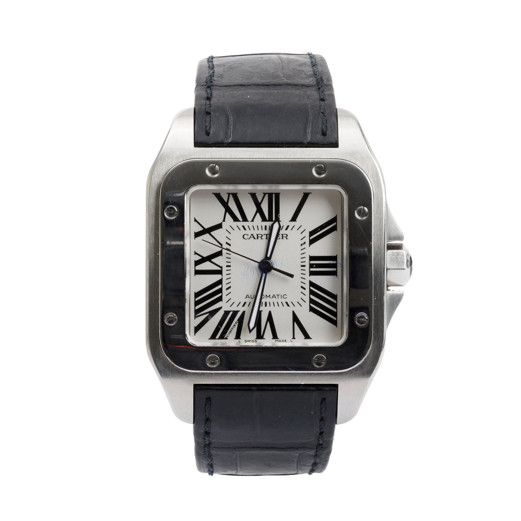 Cartier Stainless Steel Santos 100 XL Automatic Watch